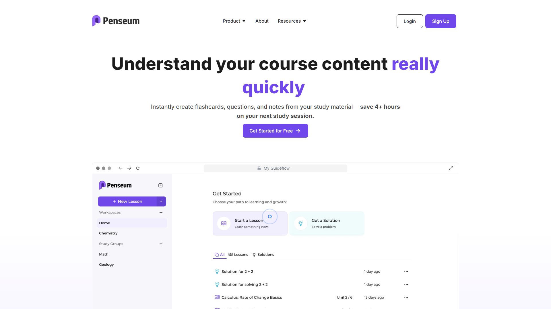 Screenshot for Penseum