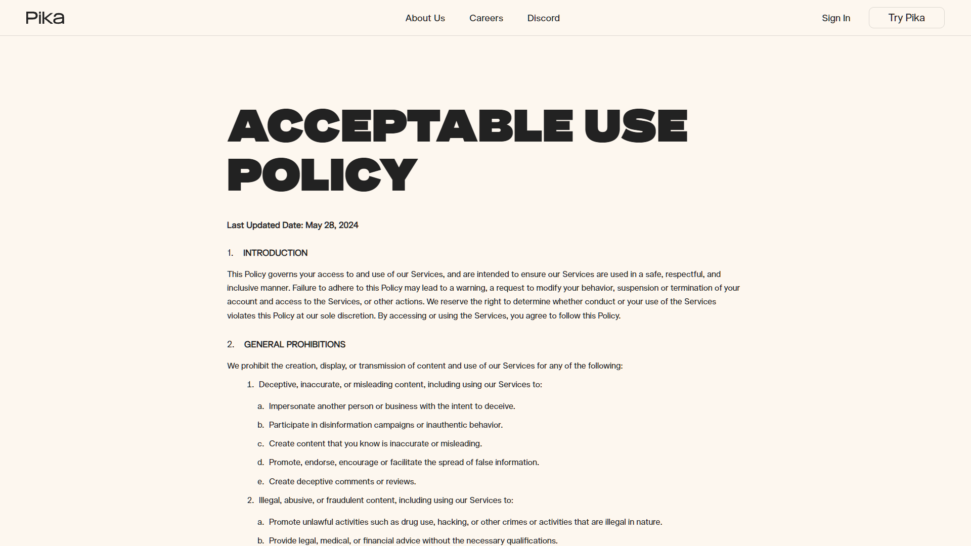 Screenshot for Pika Labs