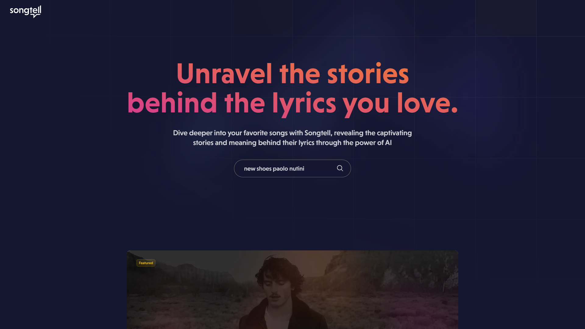 Screenshot for Songtell