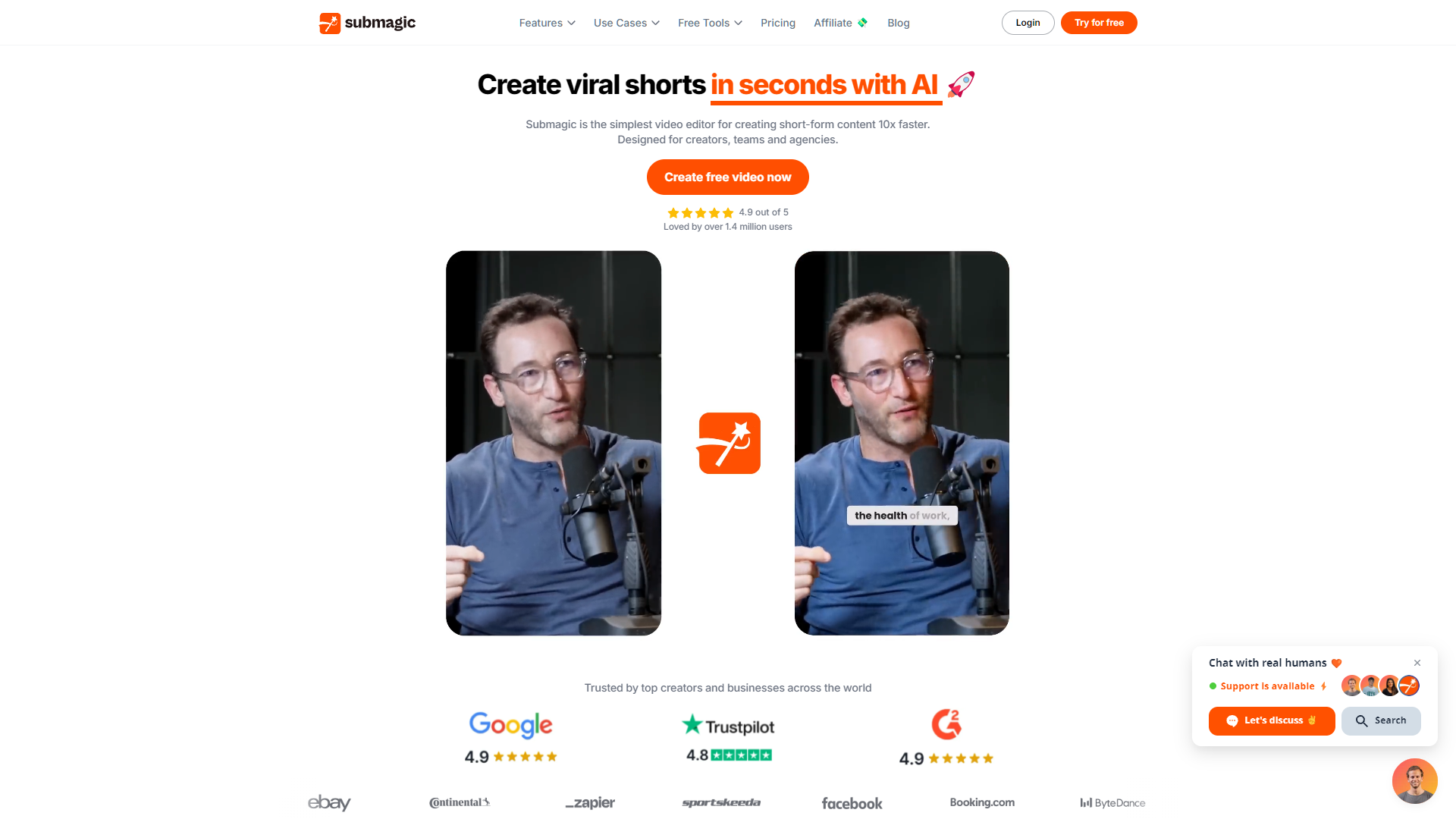 Screenshot for Submagic