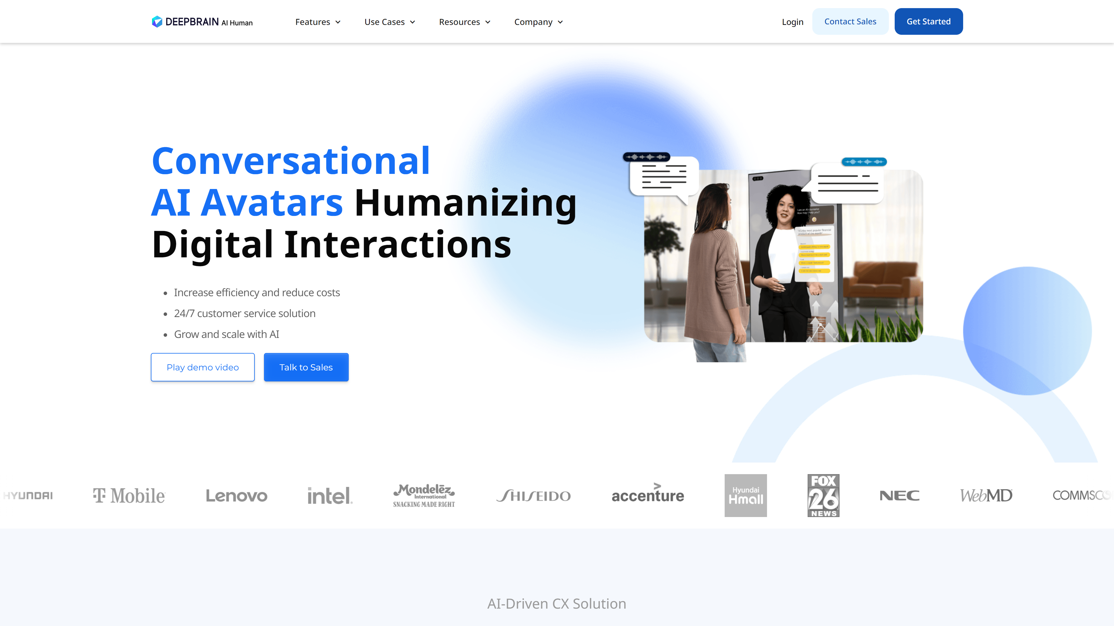 Screenshot for AI Human by DeepBrain
