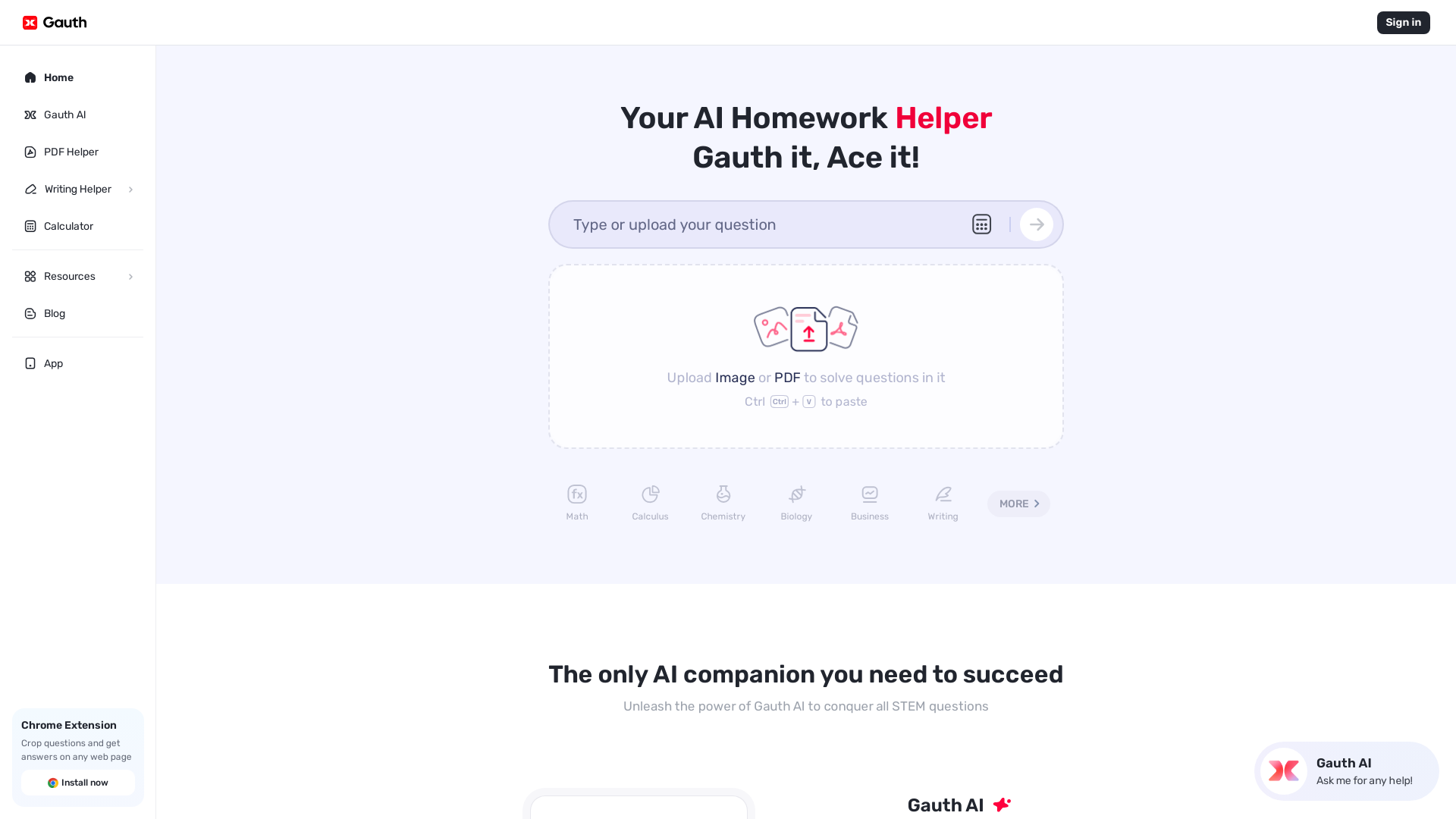Screenshot for Gauthmath
