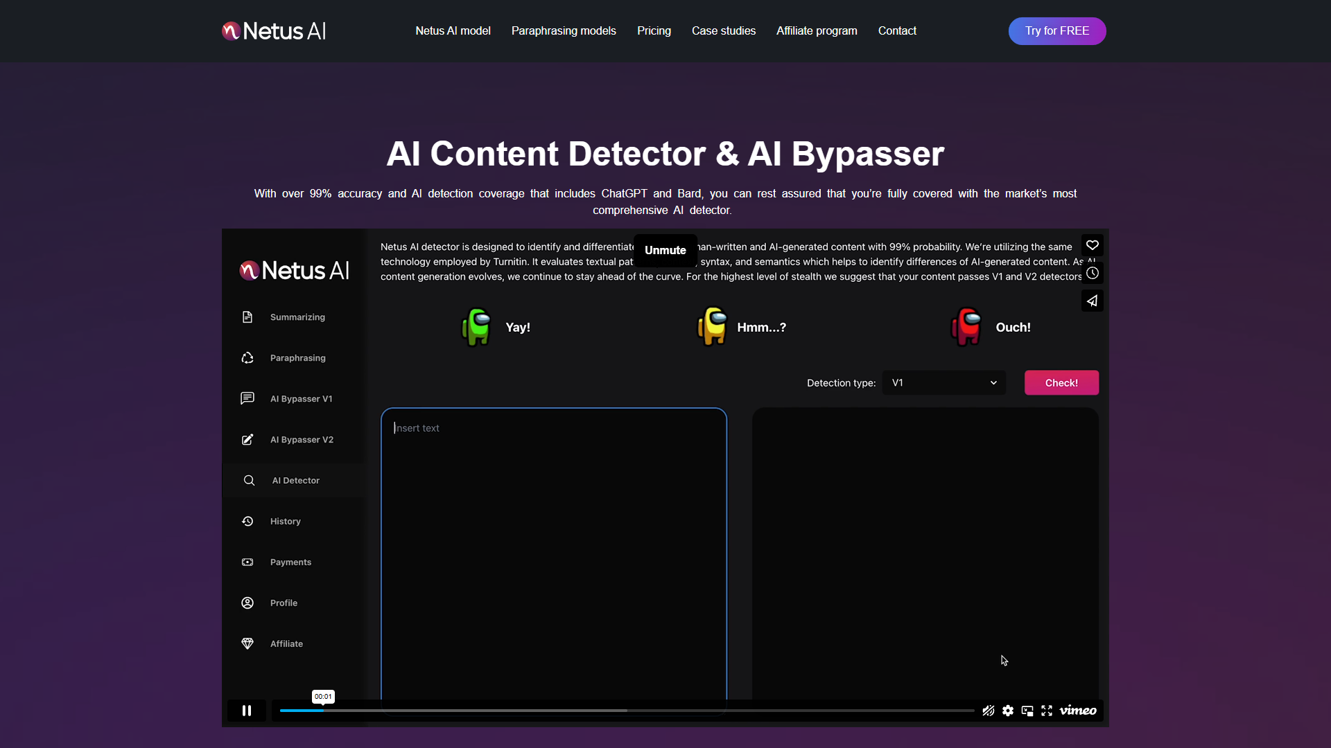 Screenshot for Netus AI