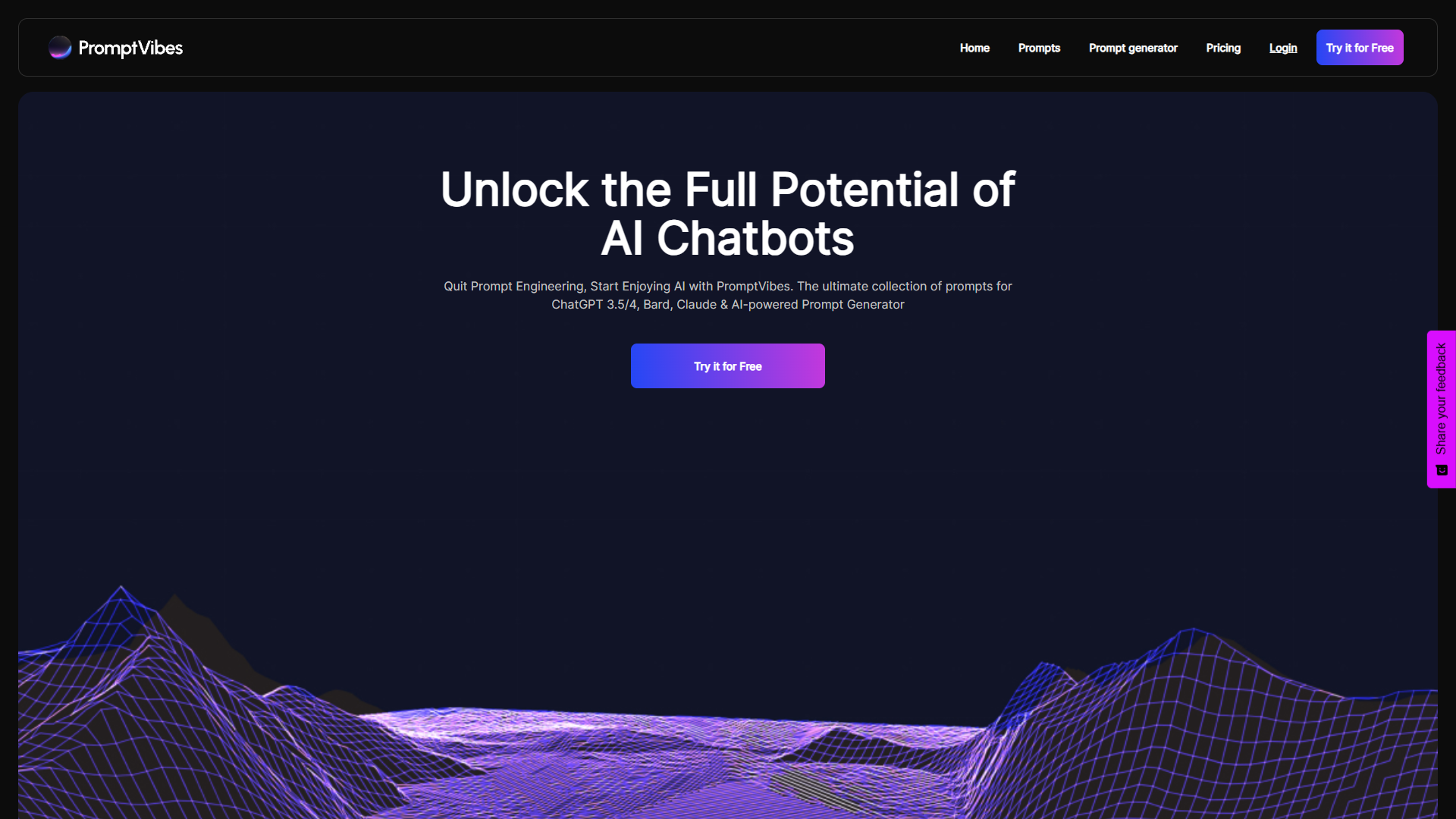 Screenshot for PromptVibes