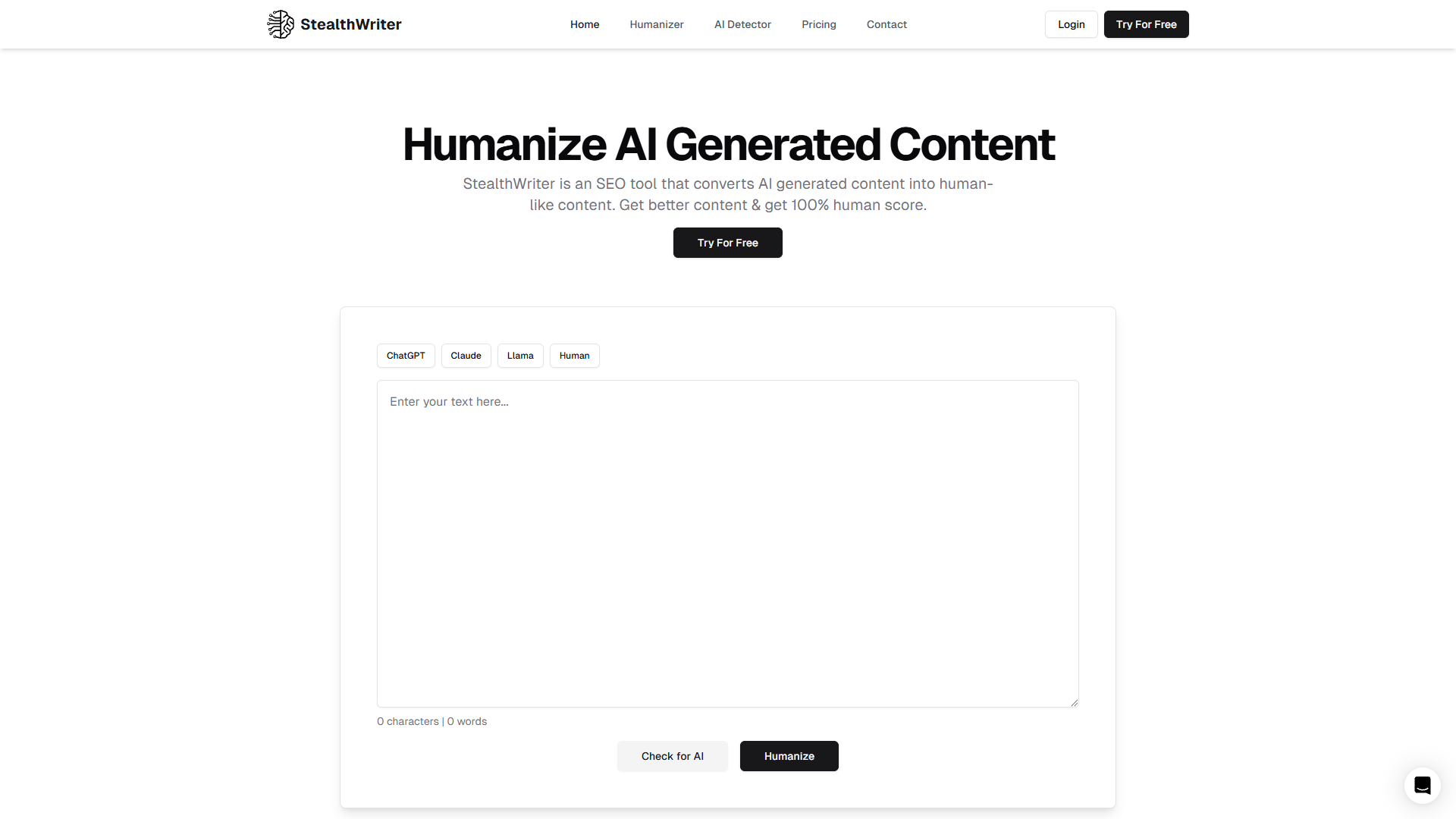 Screenshot for StealthWriter