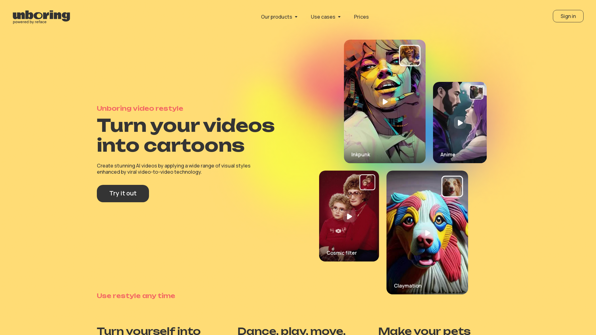 Screenshot for Unboring AI