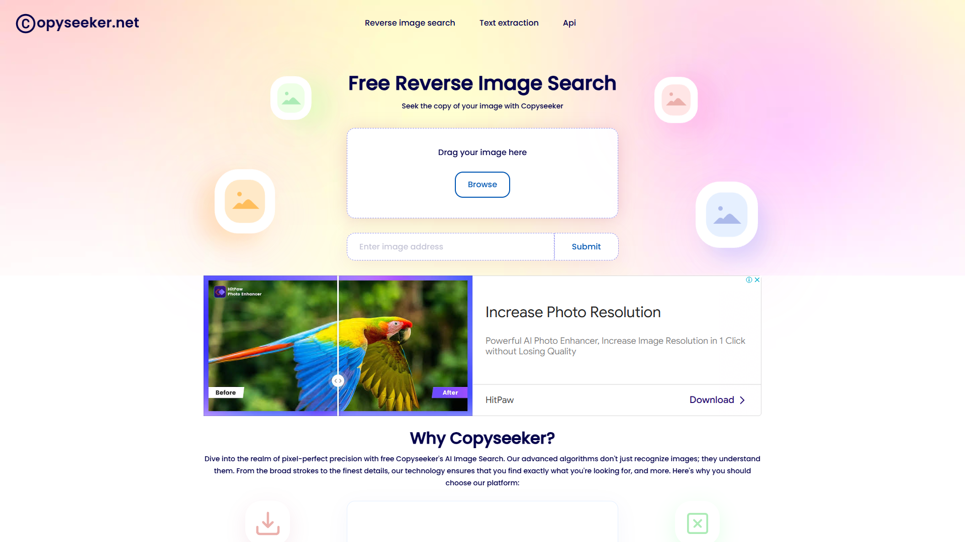Screenshot for Copyseeker