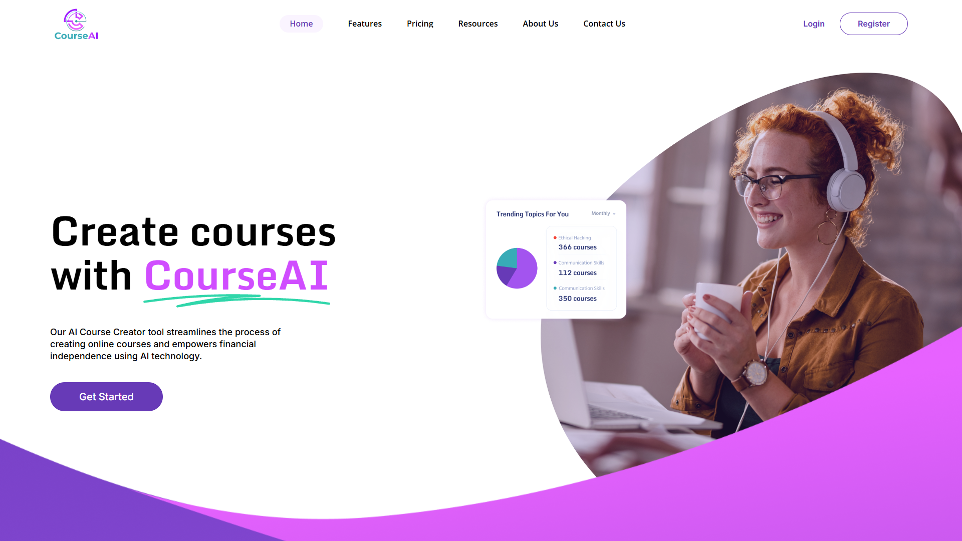 Screenshot for CourseAI