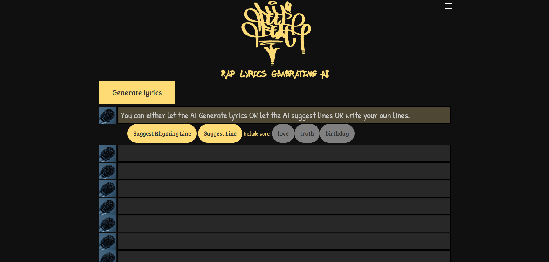 Screenshot for DeepBeat