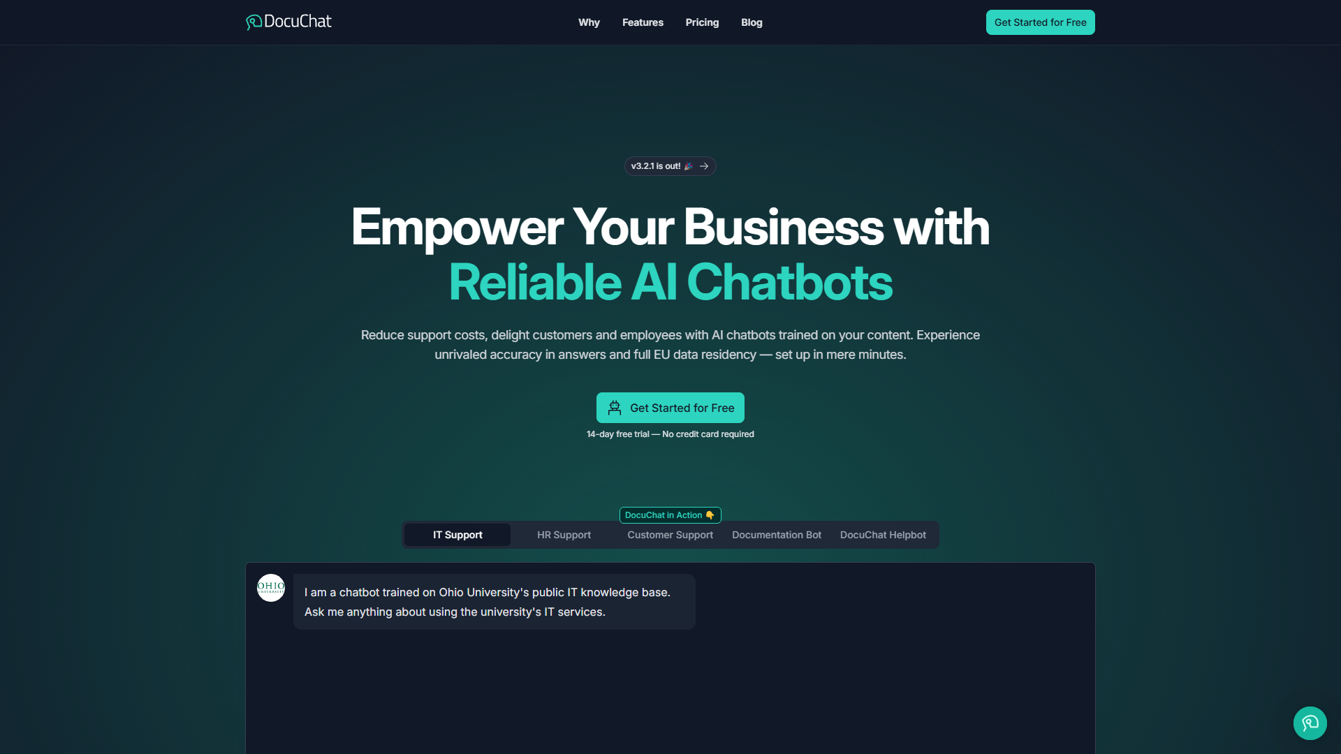 Screenshot for DocuChat