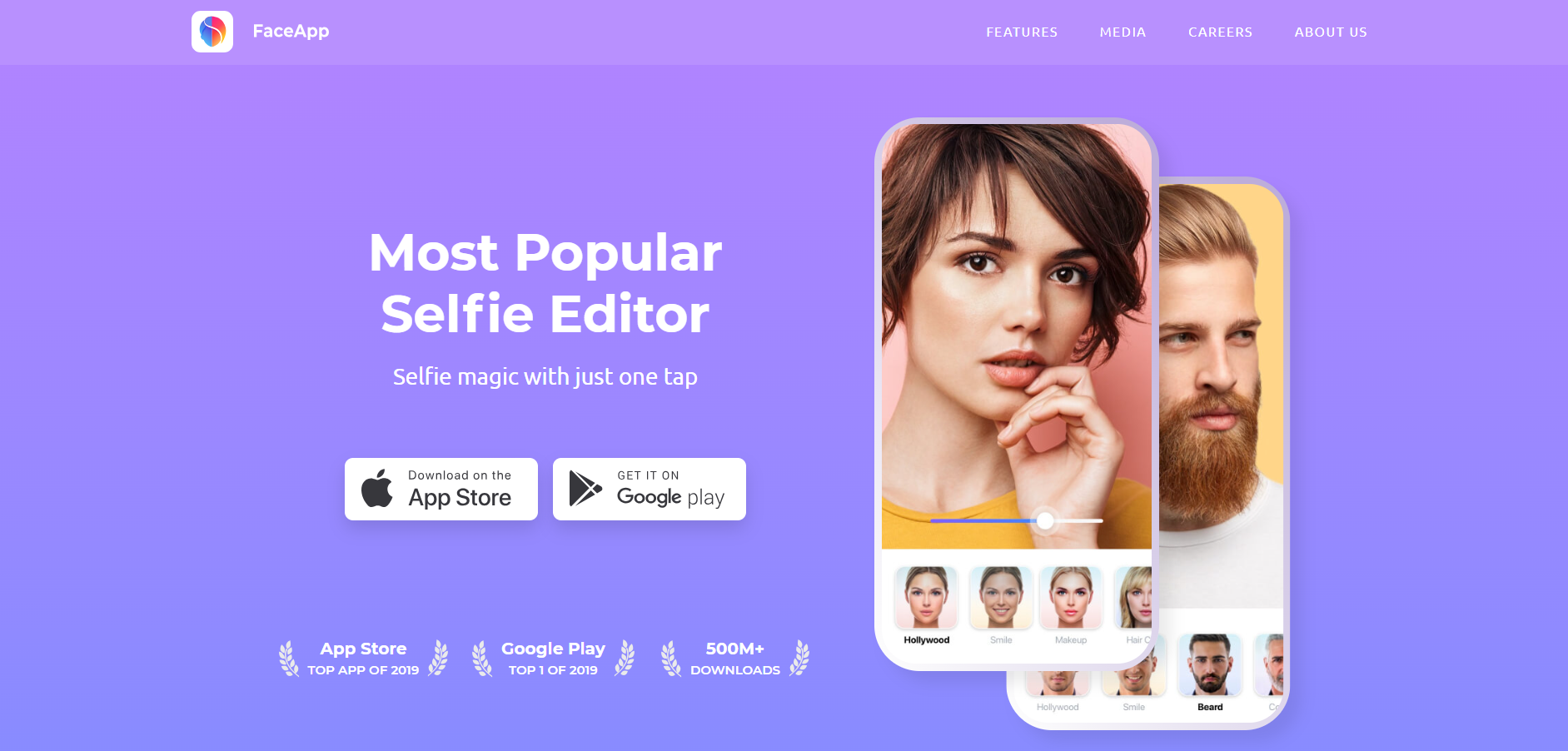 Screenshot for FaceApp