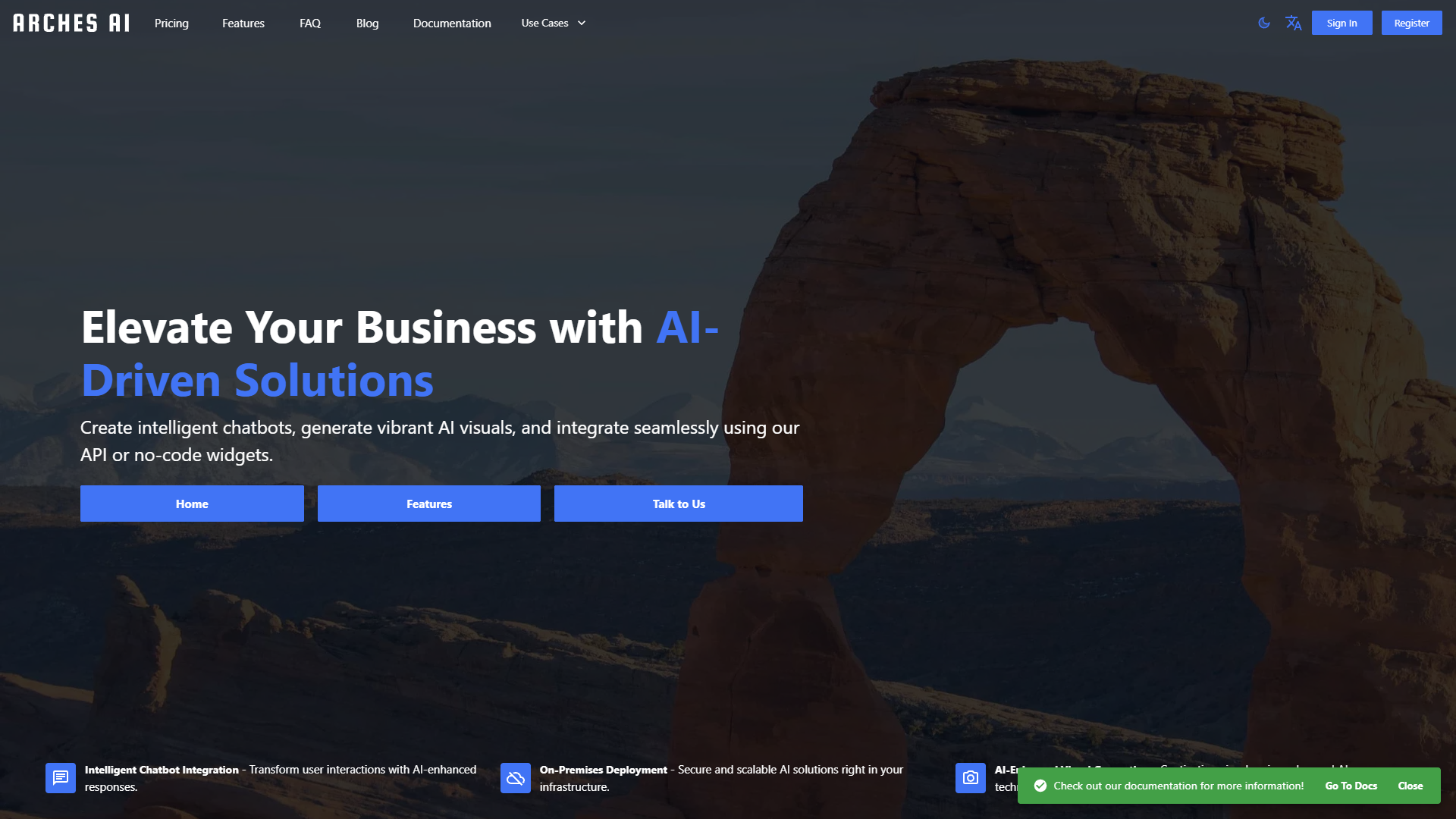 Screenshot for Arches AI