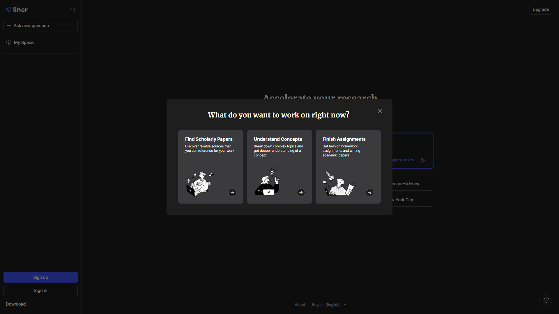 Screenshot for Liner