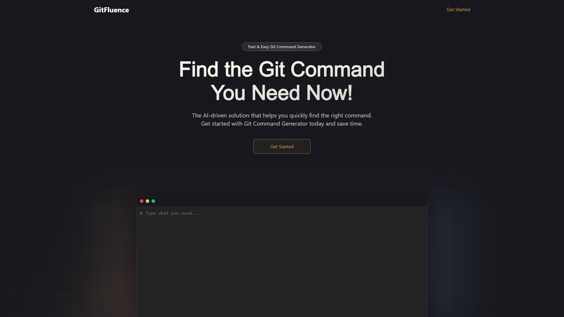 Screenshot for GitFluence