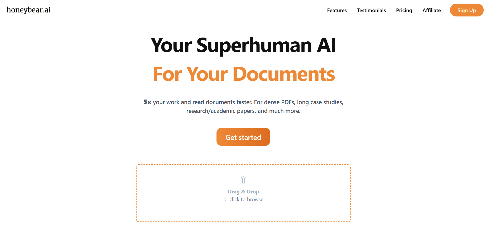 Screenshot for Honeybear.ai