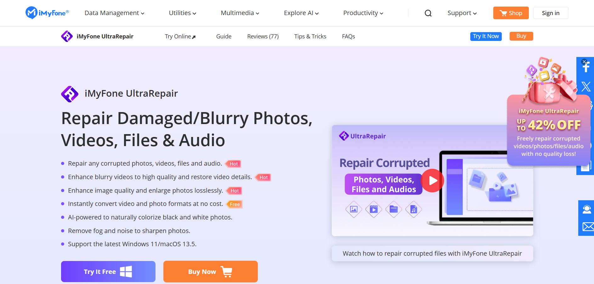 Screenshot for iMyFone UltraRepair