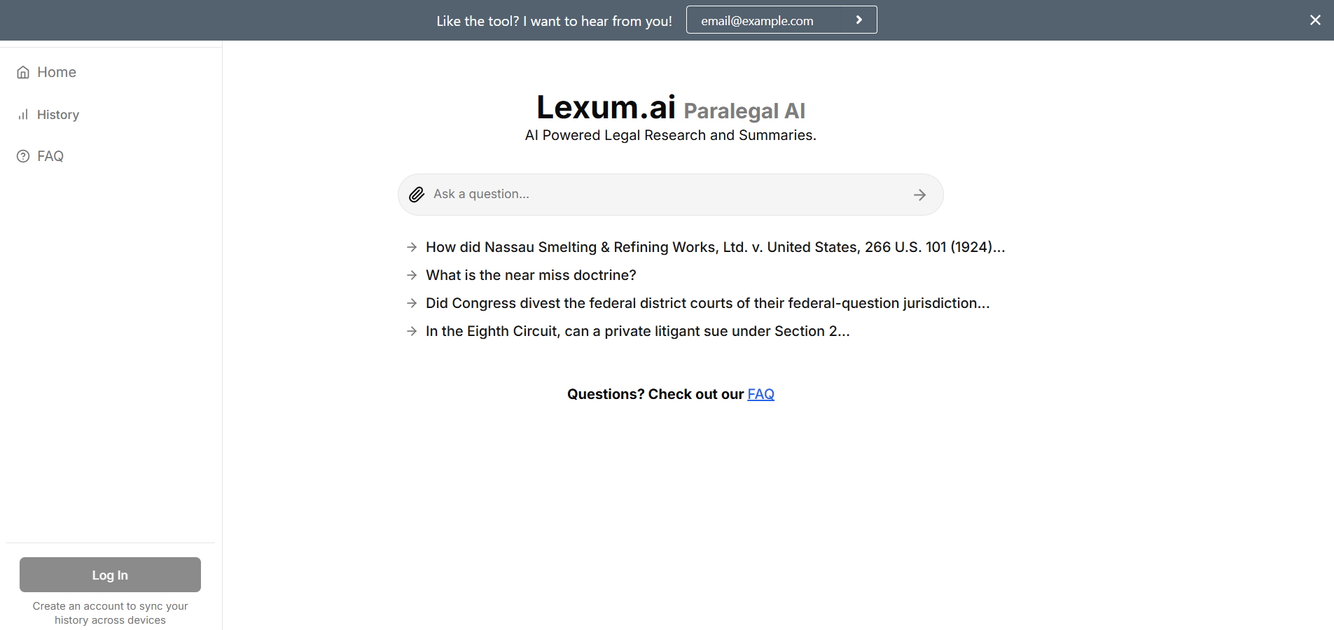 Screenshot for Lexum.ai
