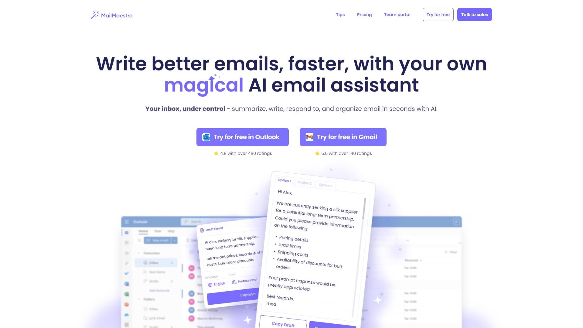 Screenshot for MailMaestro