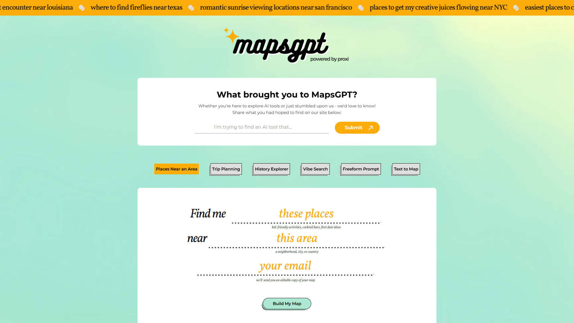 Screenshot for MapsGPT