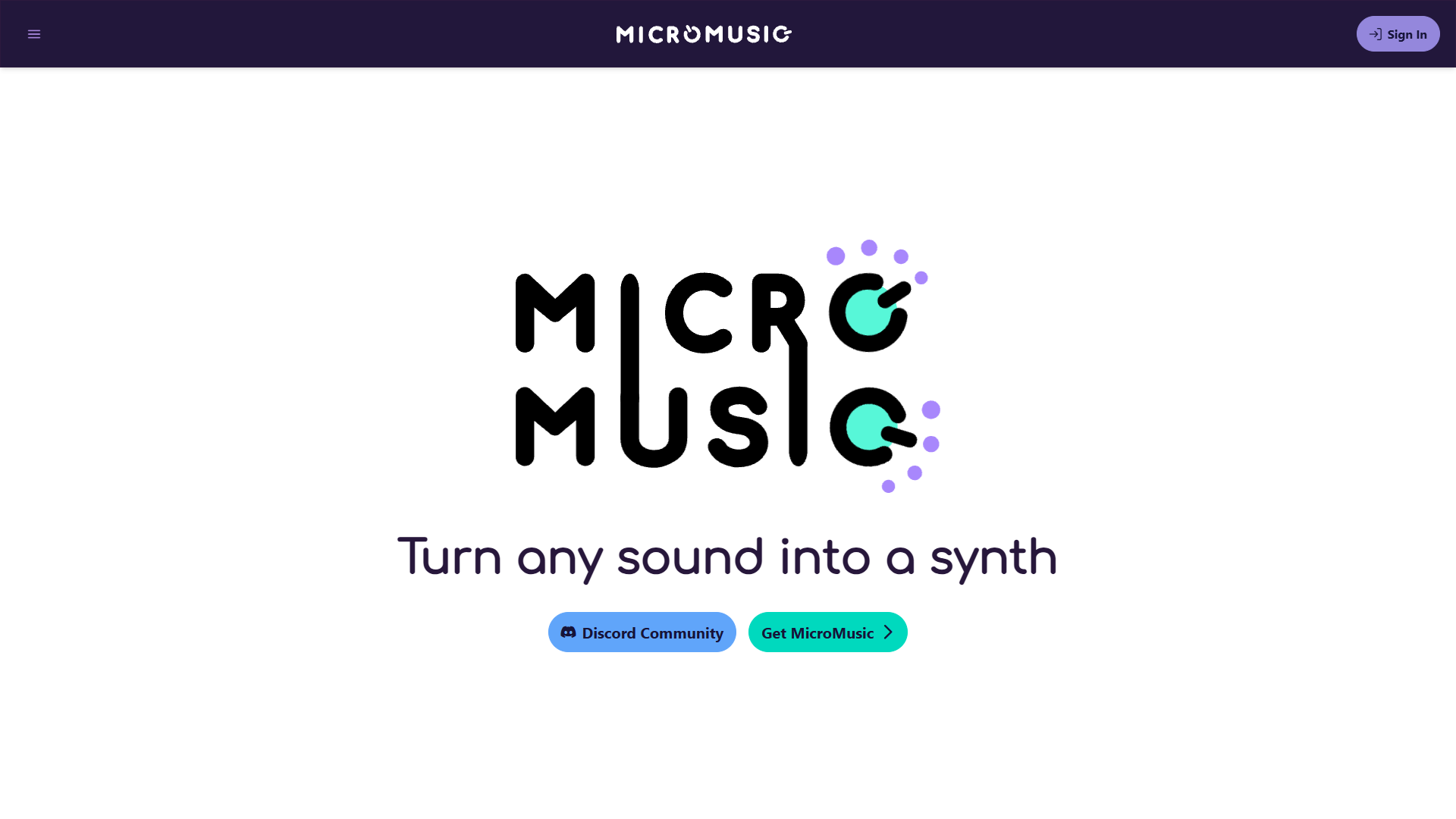 Screenshot for MicroMusic
