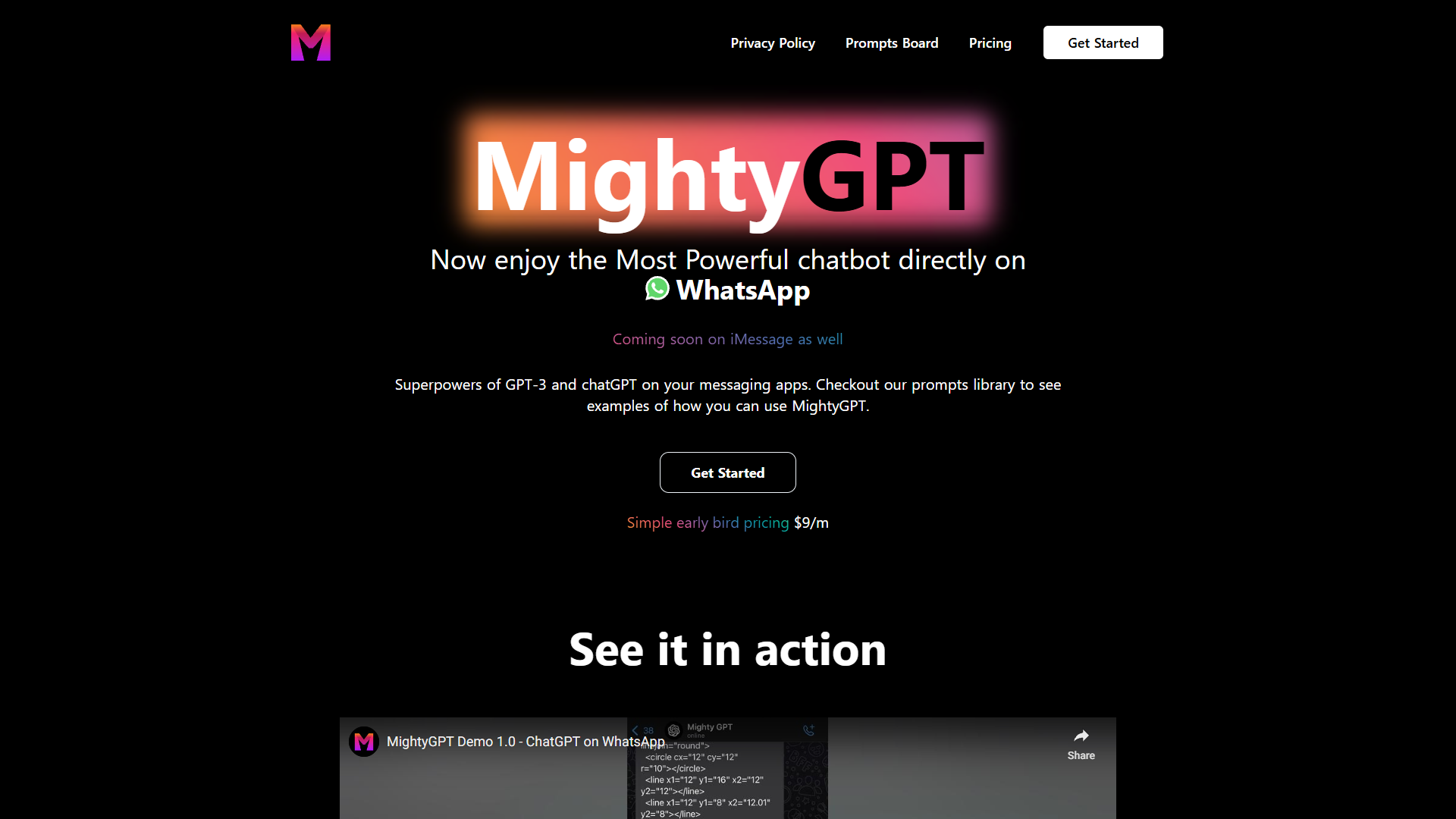 Screenshot for MightyGPT