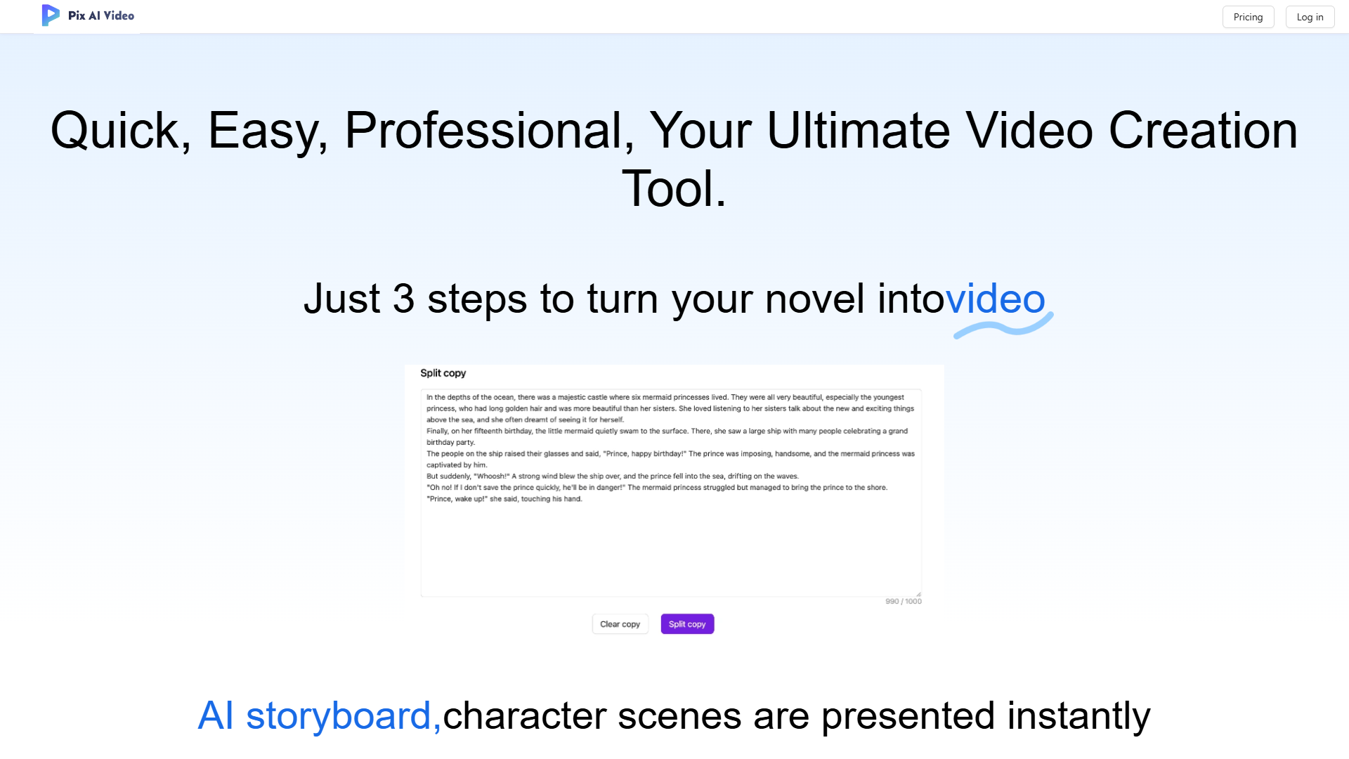 Screenshot for Pix AI Video