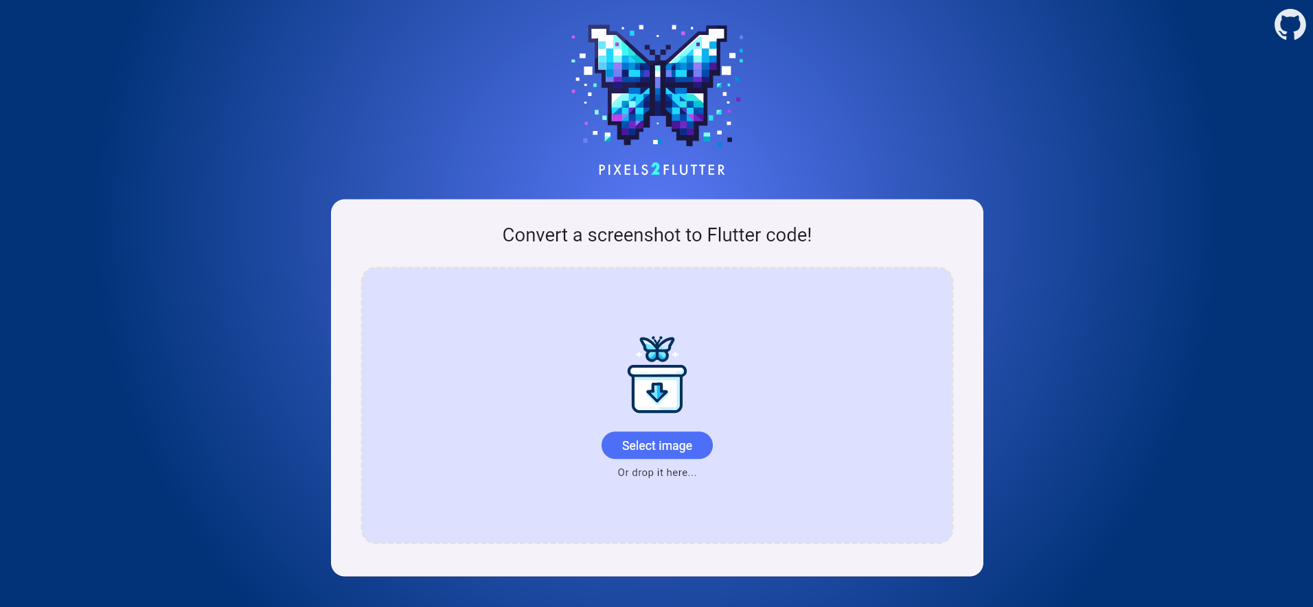 Screenshot for Pixels2Flutter