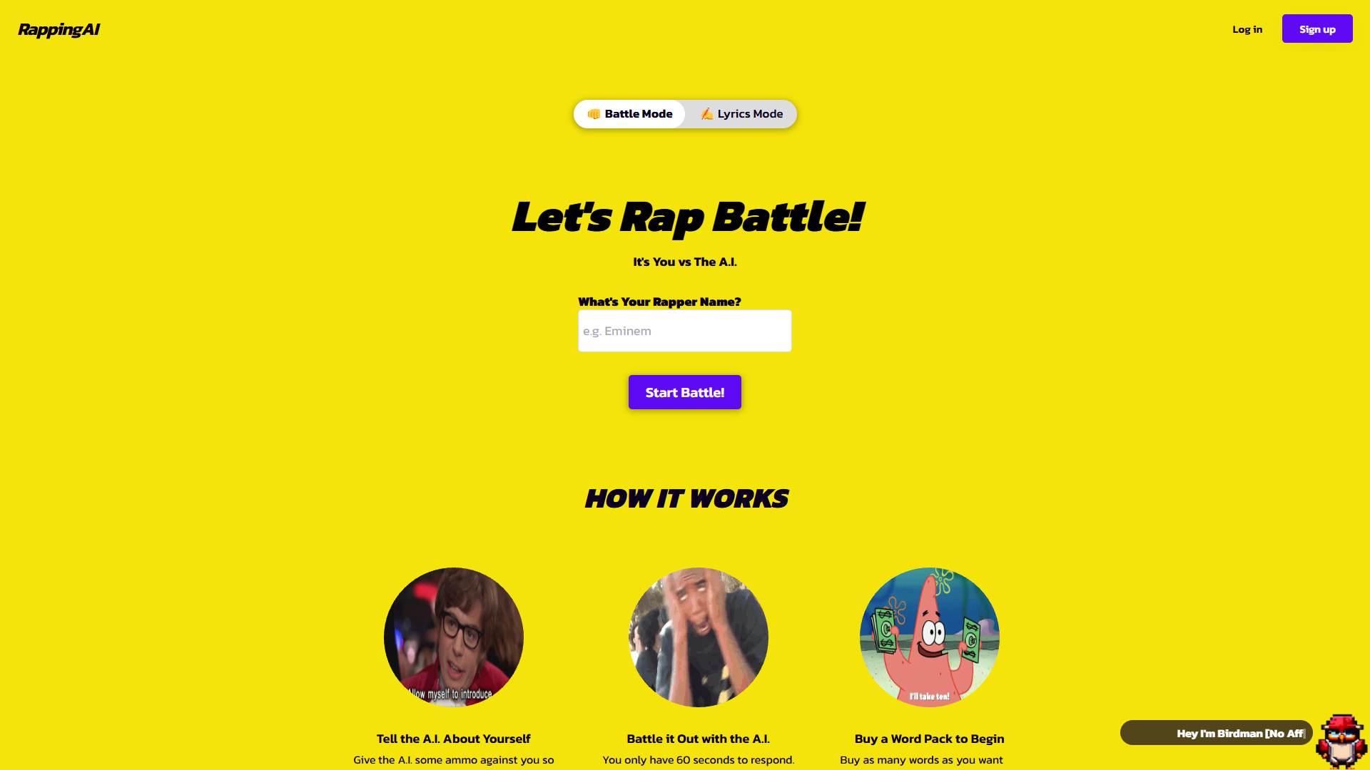 Screenshot for RappingAI