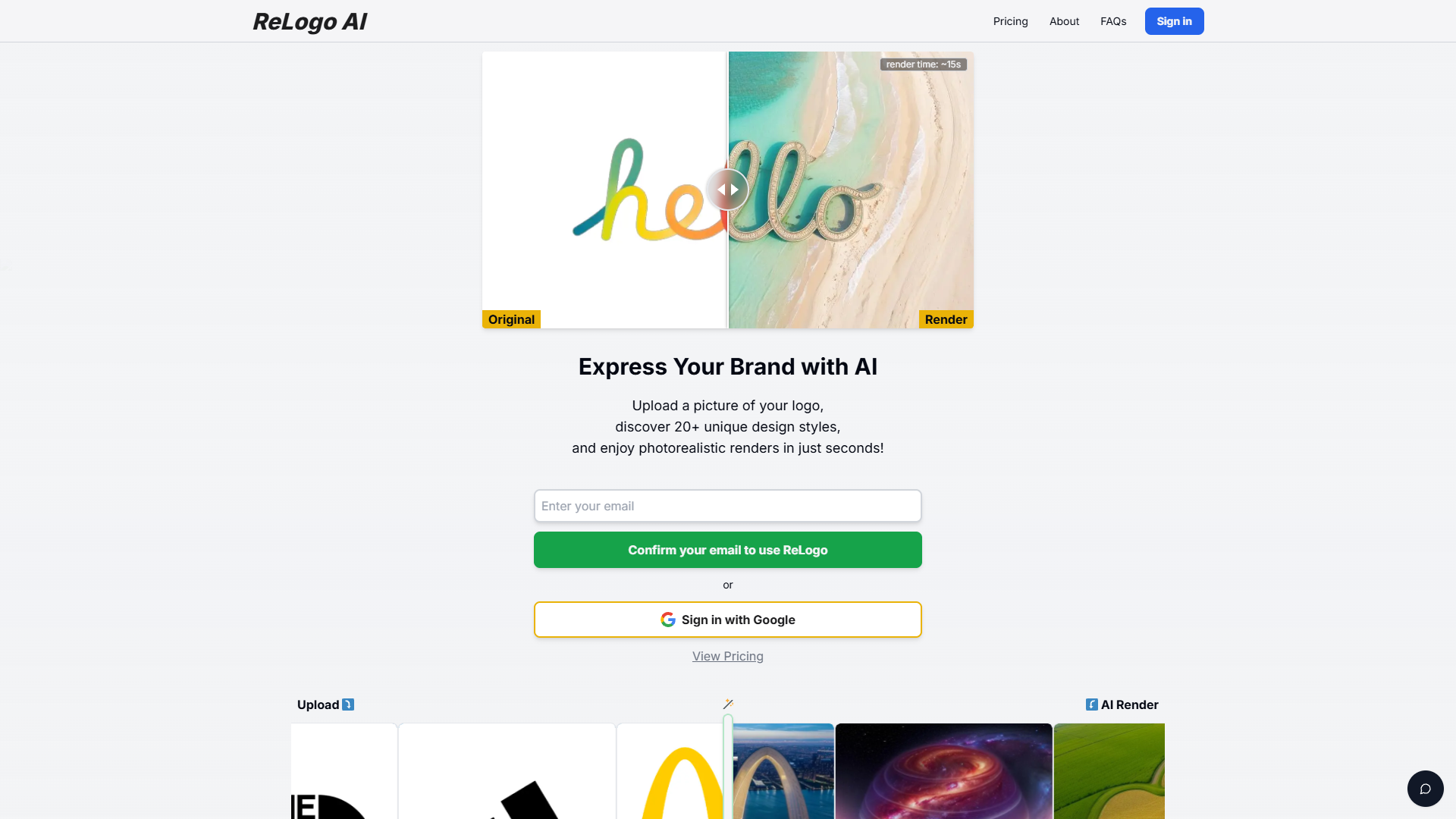 Screenshot for ReLogo AI