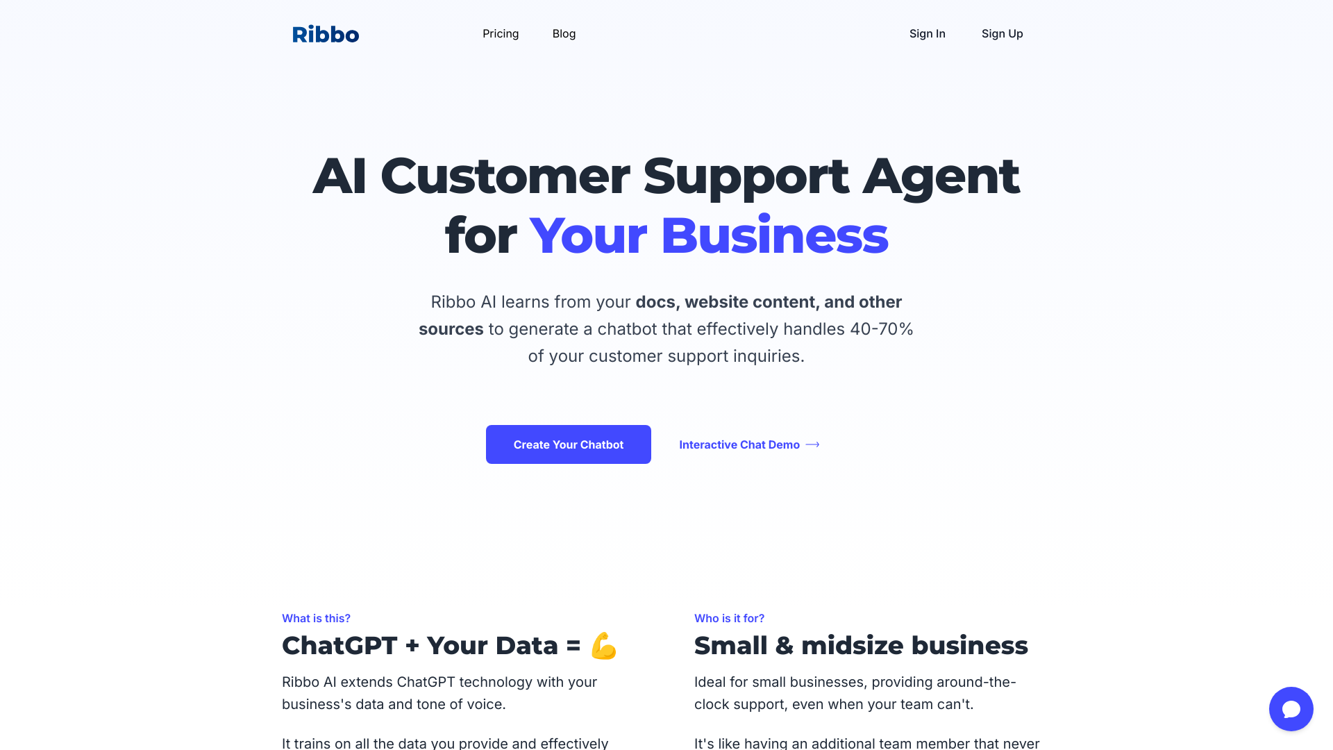 Screenshot for Ribbo.ai