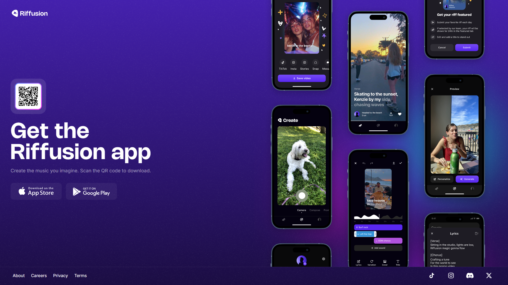 Screenshot for Riffusion