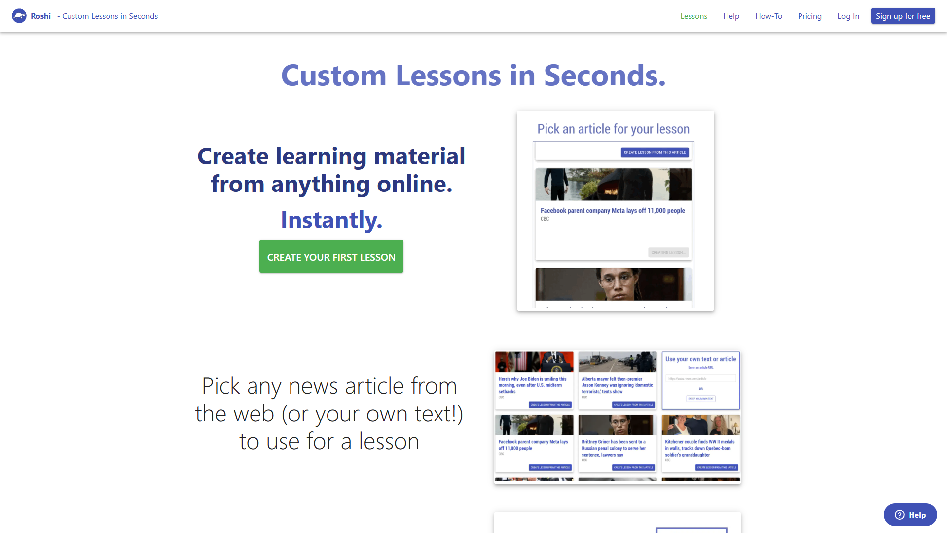 Screenshot for Roshi AI