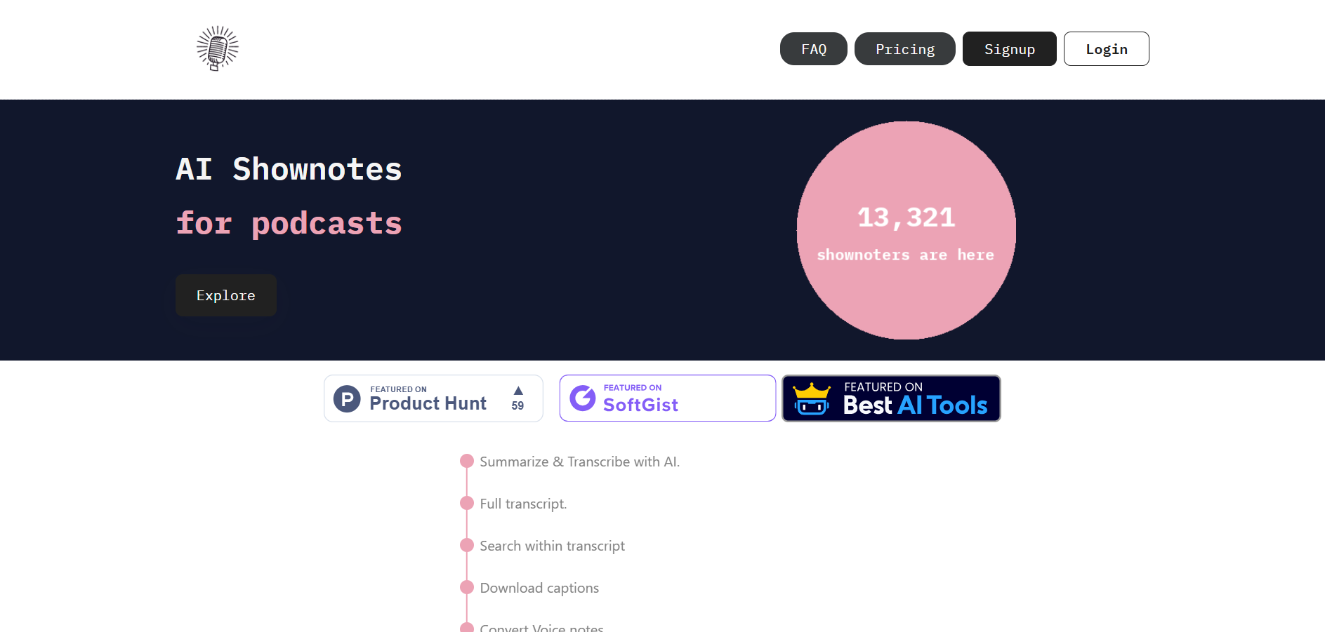 Screenshot for Shownotes