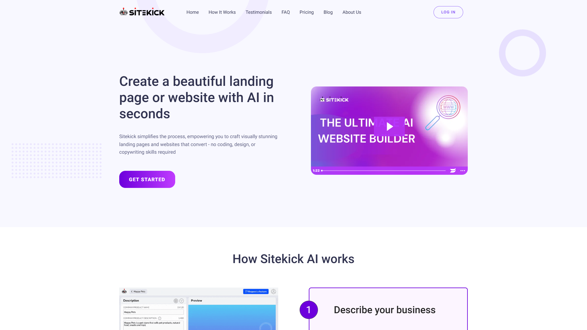 Screenshot for Sitekick AI