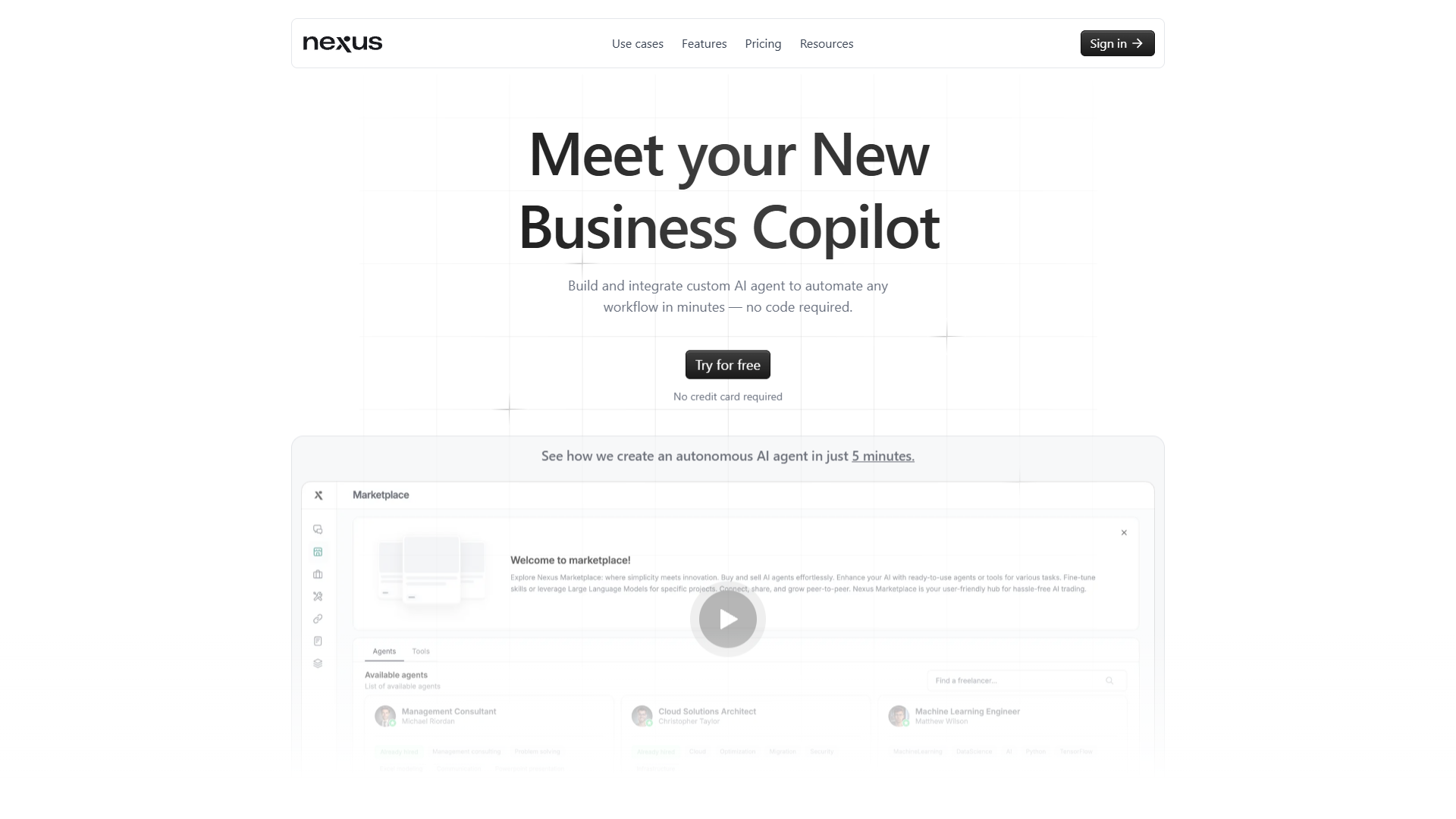 Screenshot for NexusGPT