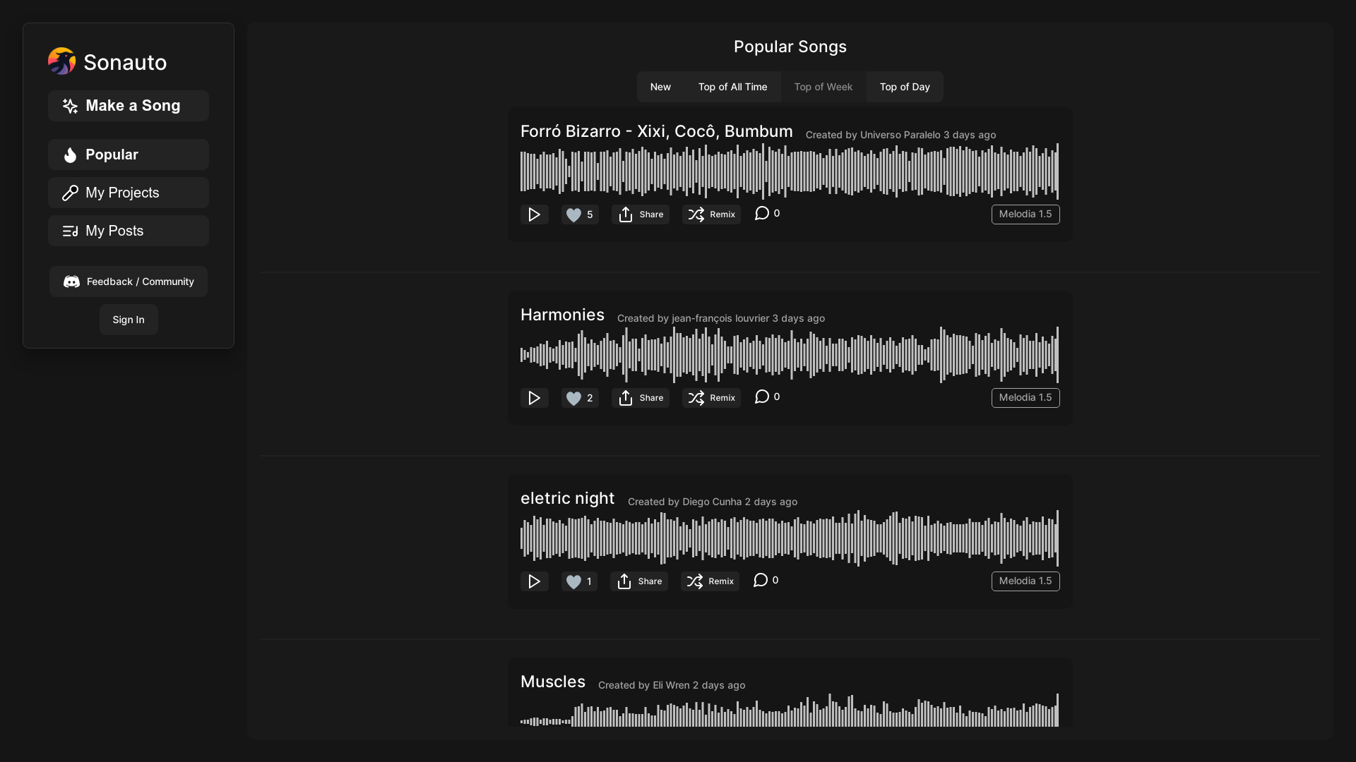 Screenshot for Sonauto