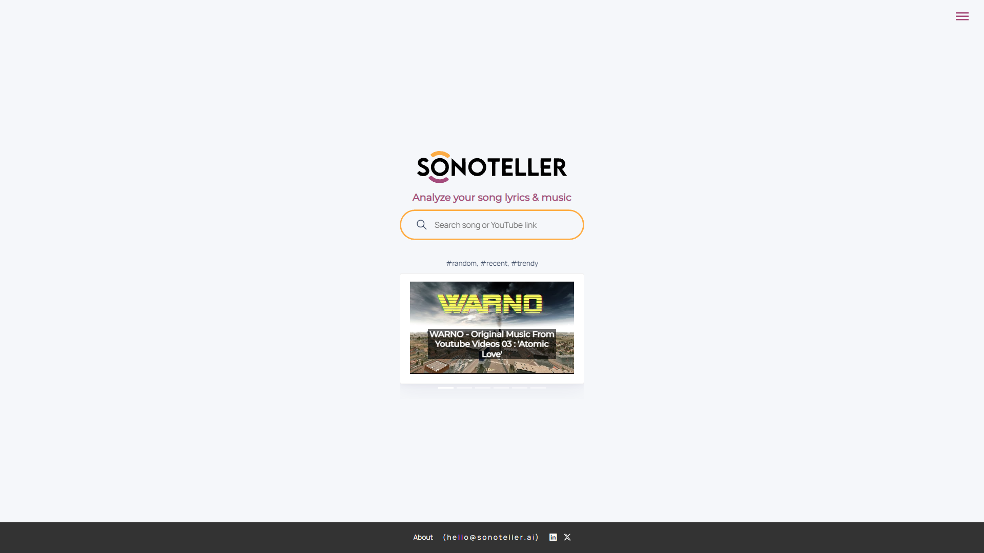Screenshot for Sonoteller