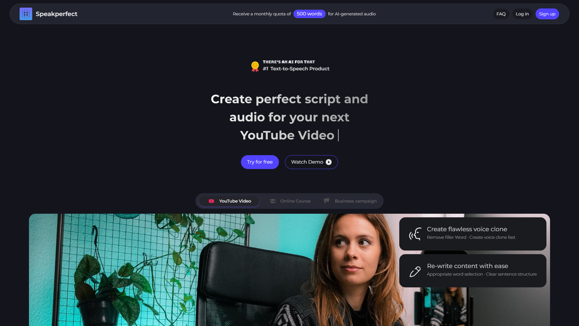 Screenshot for SpeakPerfect