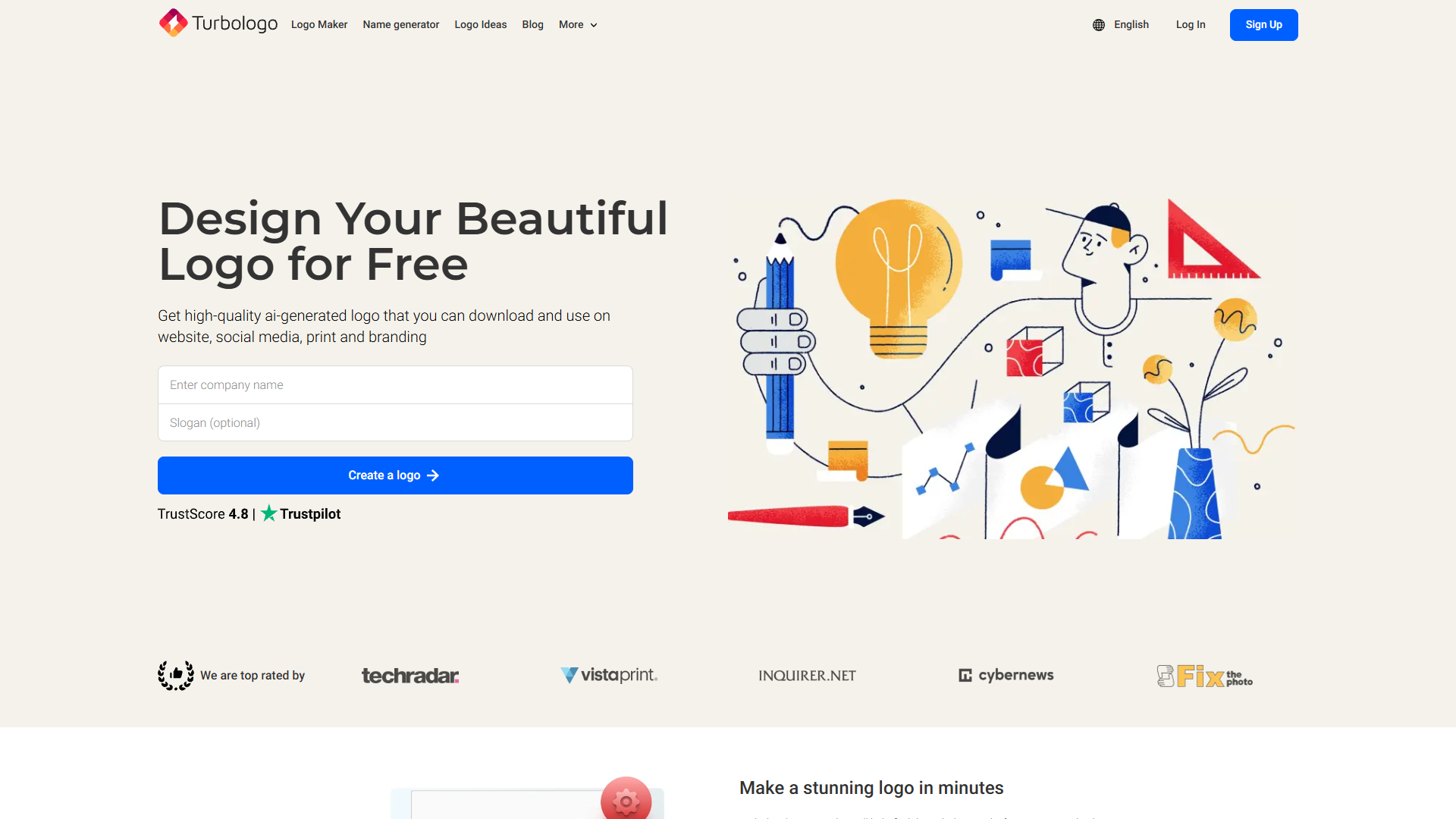 Screenshot for Turbologo