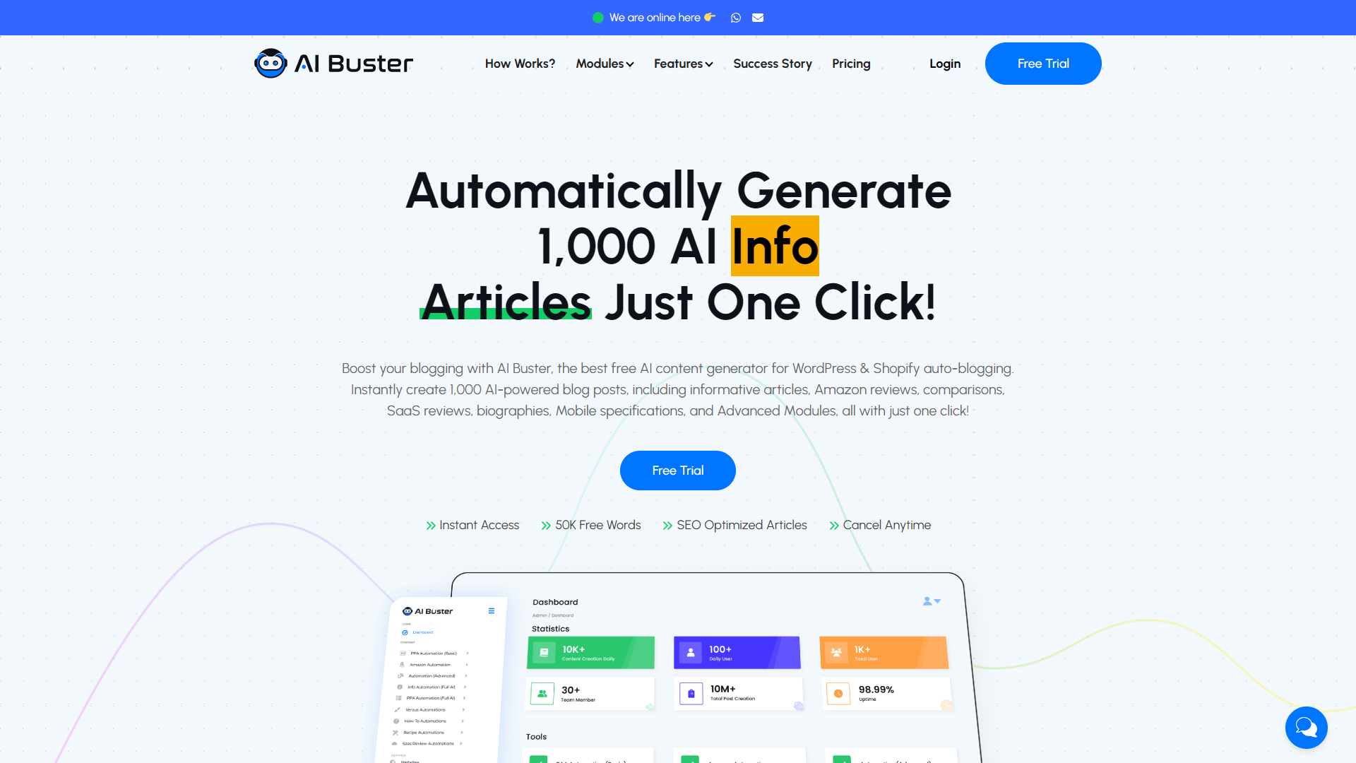 Screenshot for AI Buster