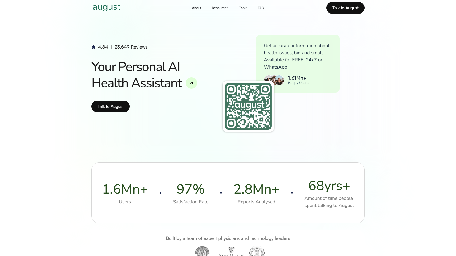 Screenshot for August