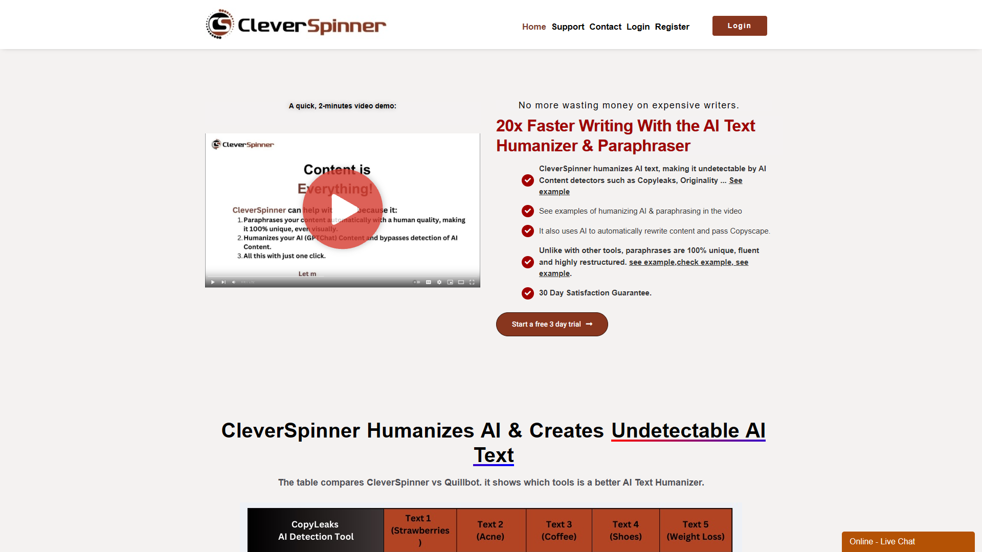 Screenshot for CleverSpinner