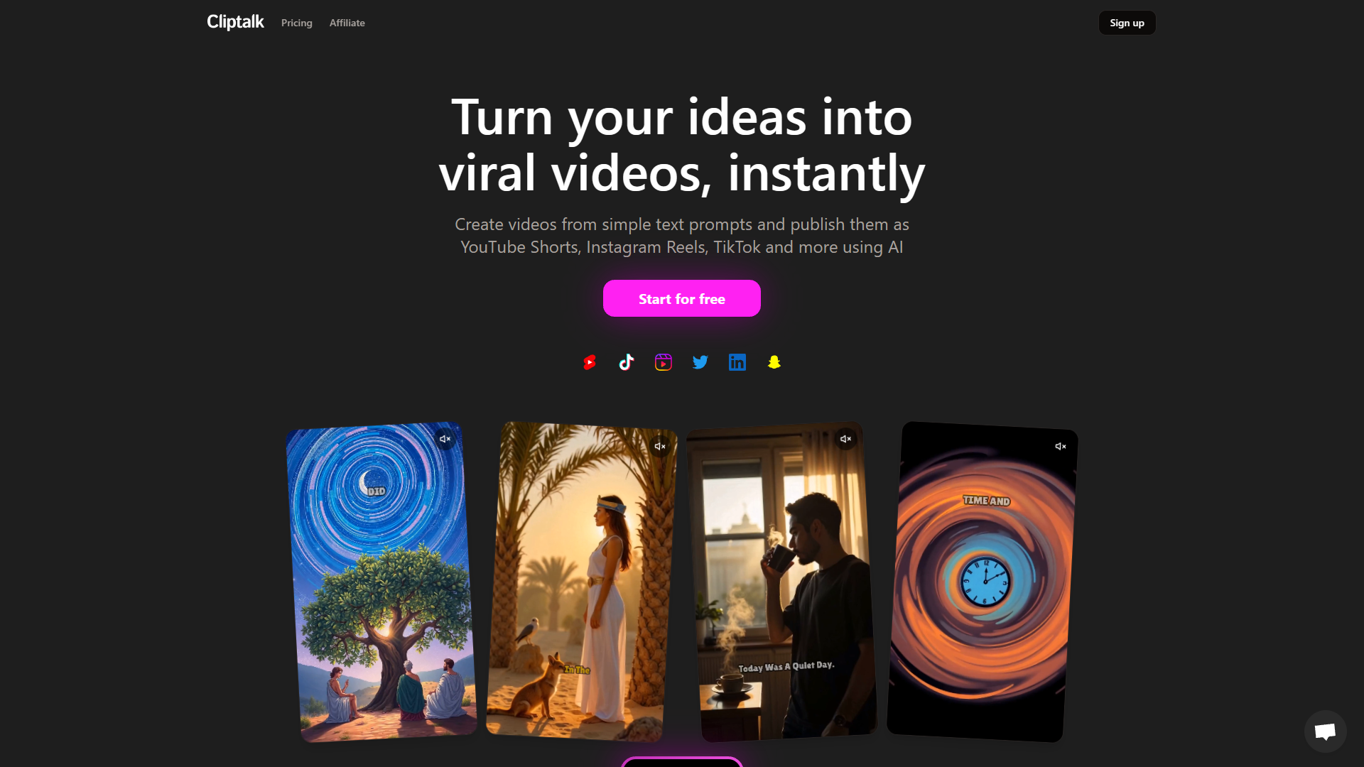 Screenshot for Cliptalk