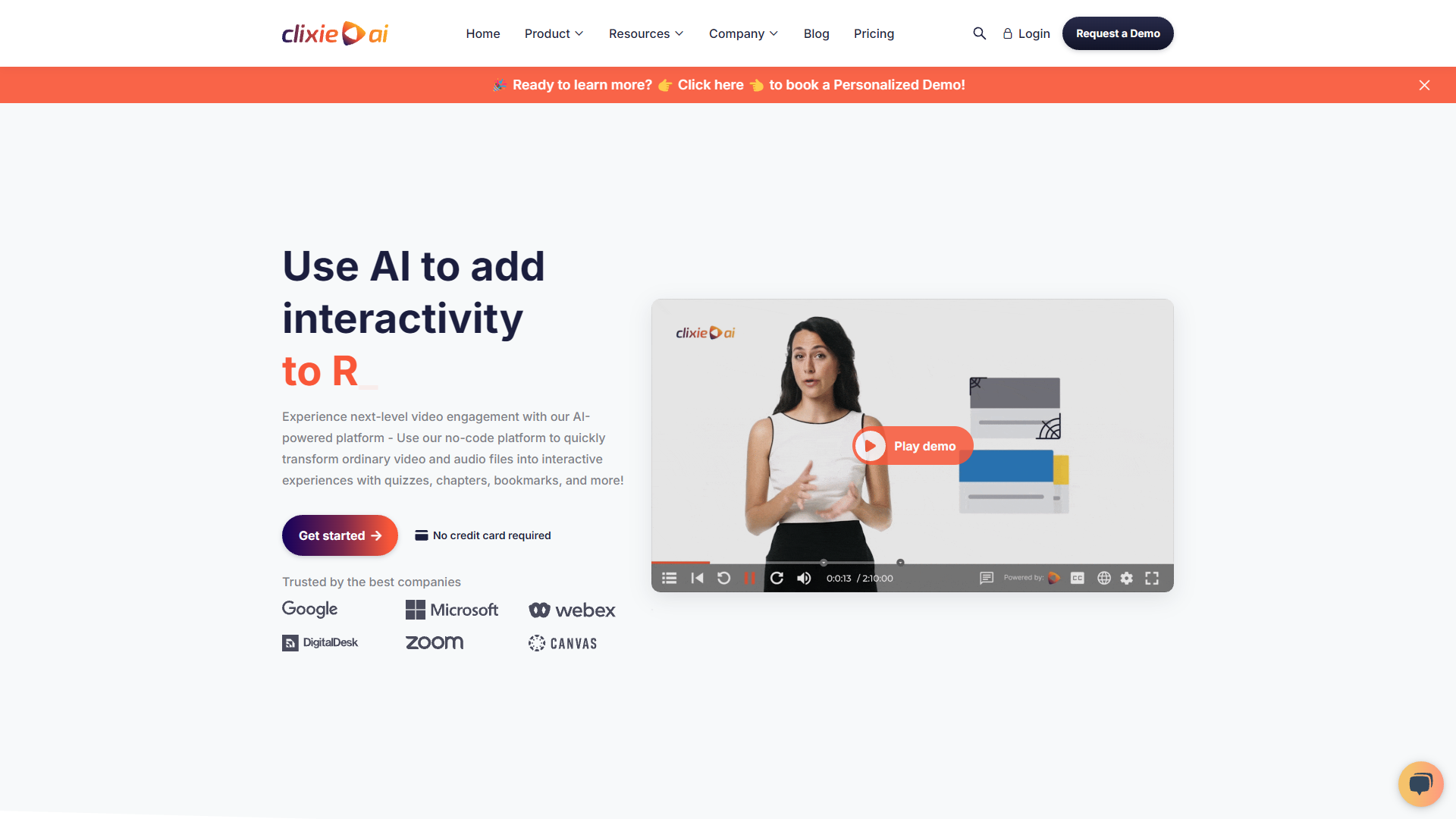 Screenshot for Clixie AI