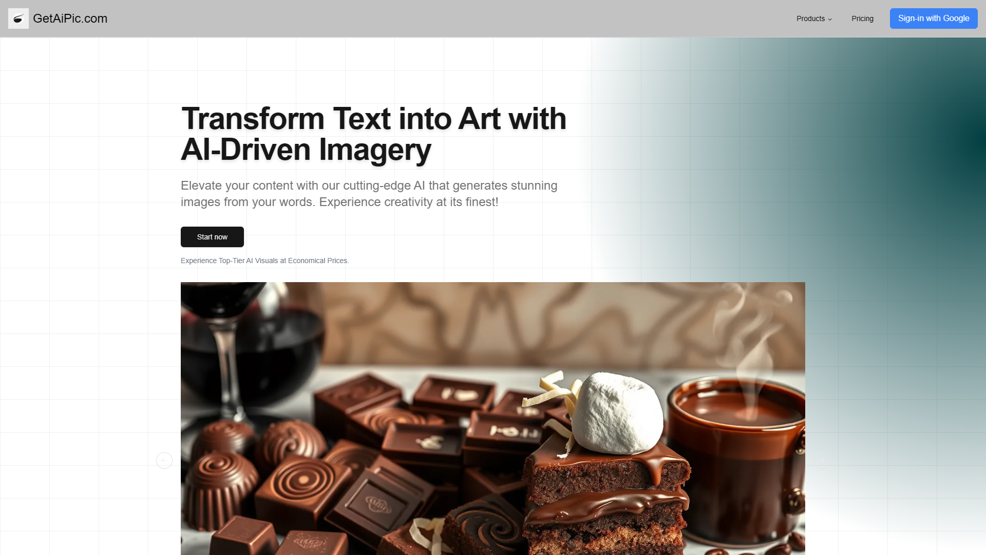 Screenshot for GetAiPic.com