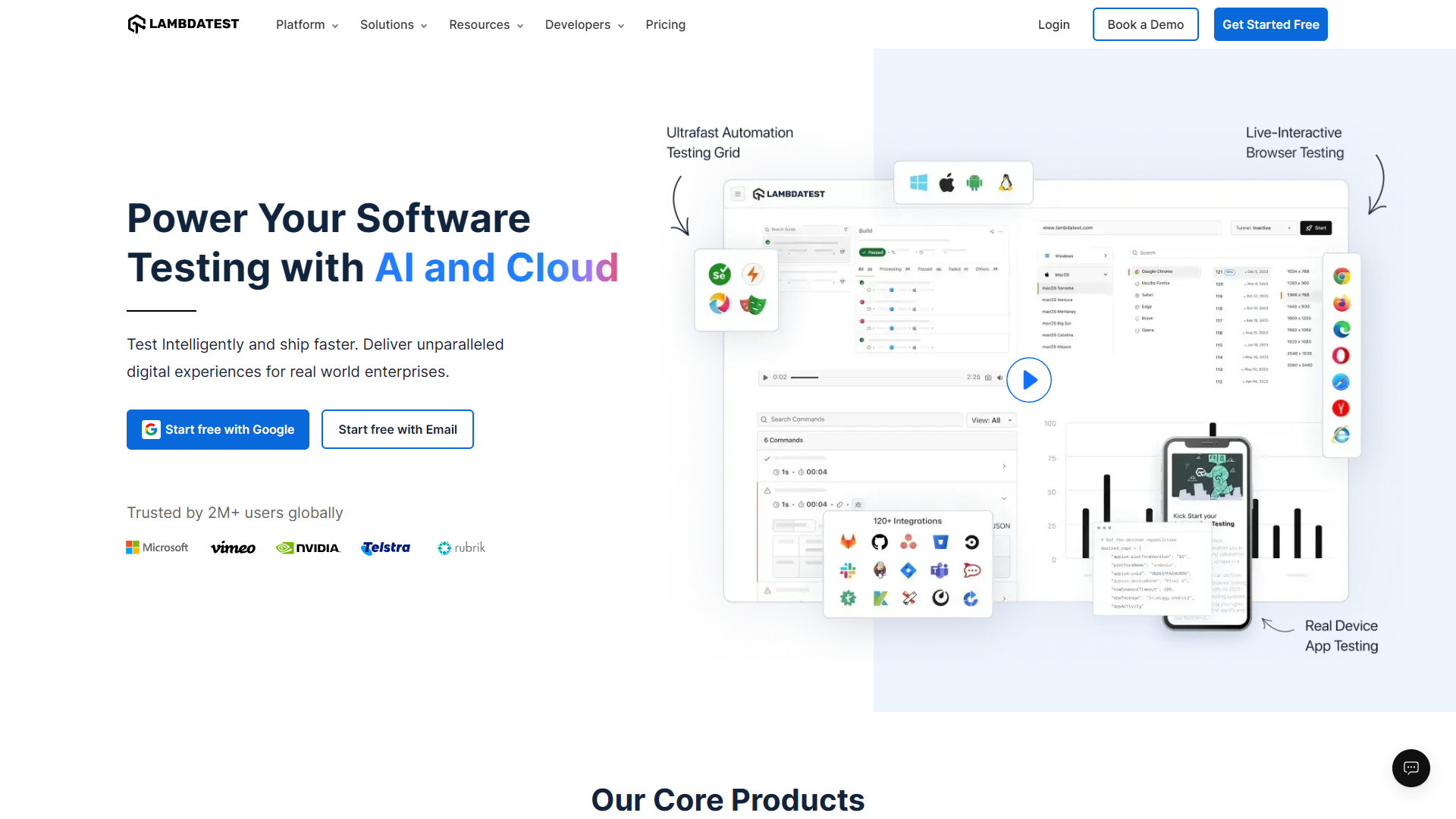 Screenshot for LambdaTest