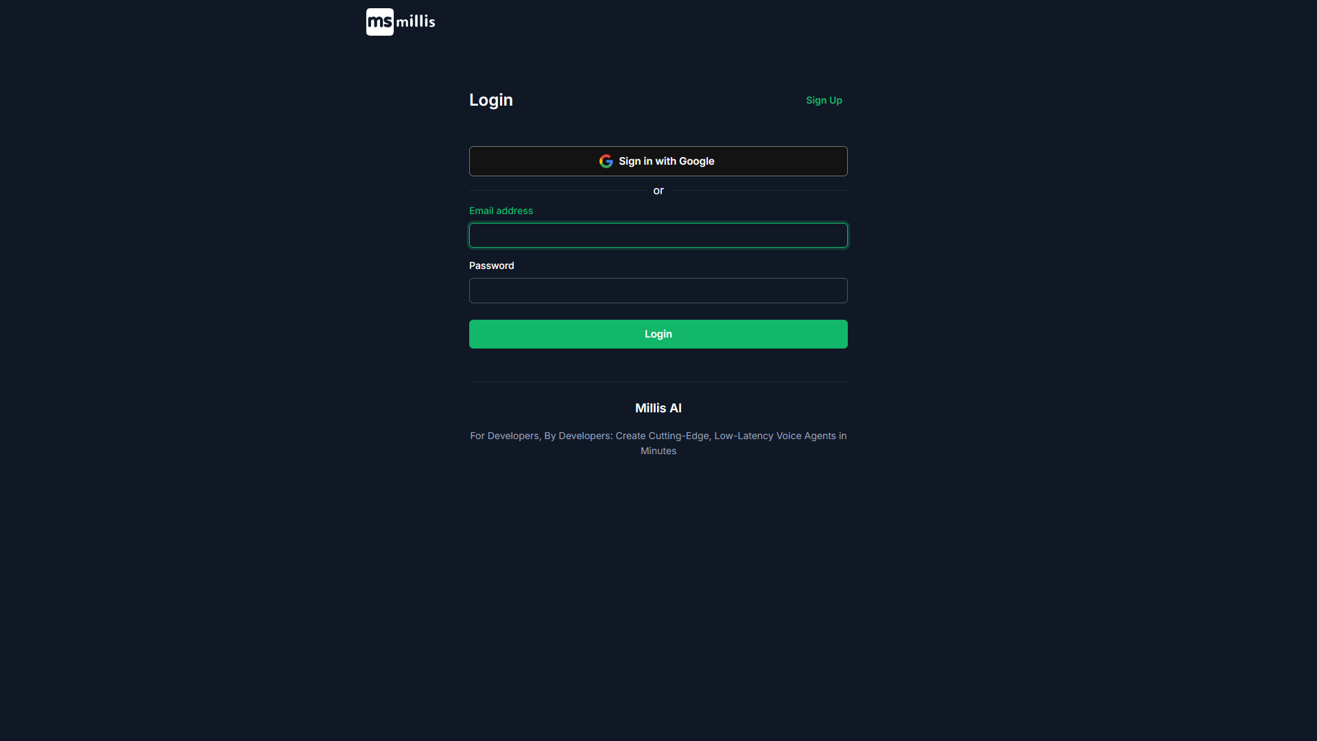 Screenshot for Millis AI
