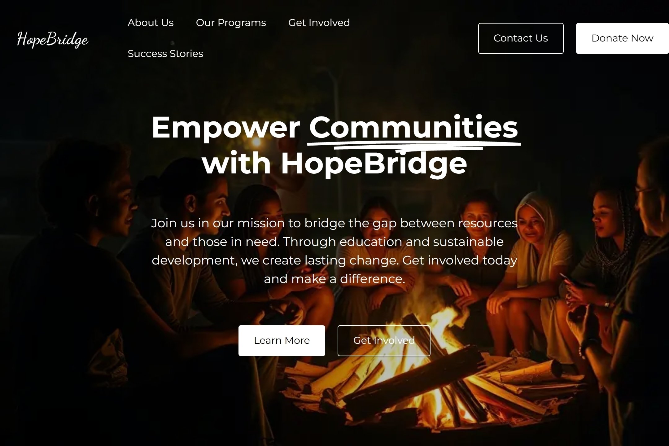 NGO website template