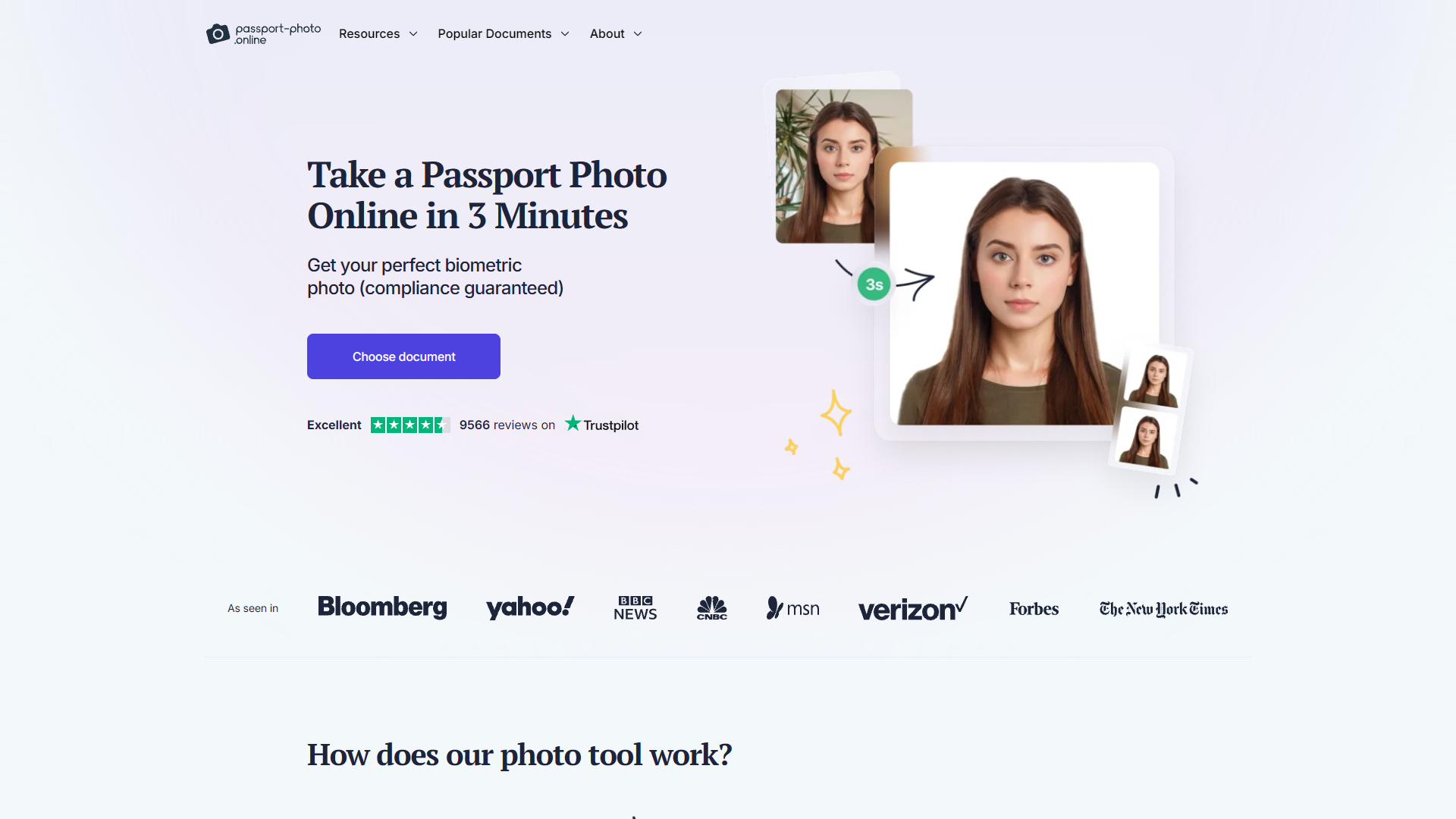 Screenshot for Passport Photo Online