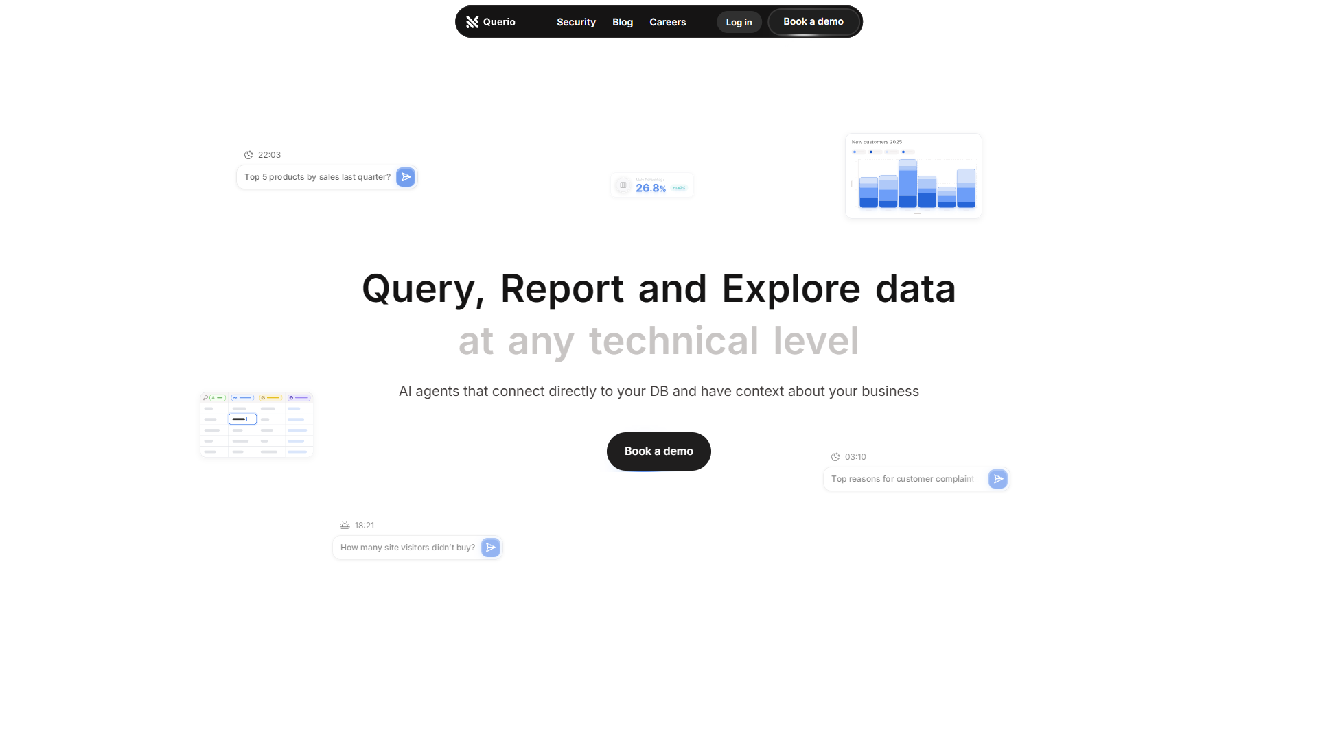 Screenshot for Querio